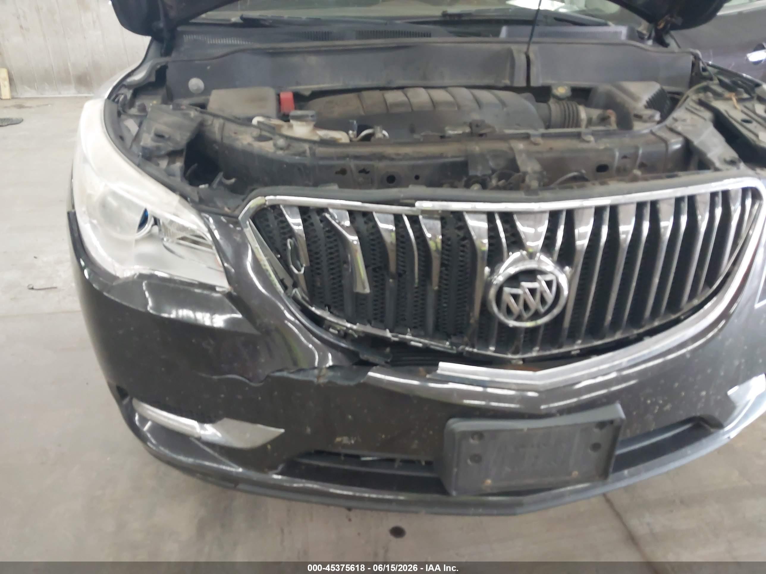 2013 Buick Enclave Leather Black vin: 5GAKVCKD1DJ113632