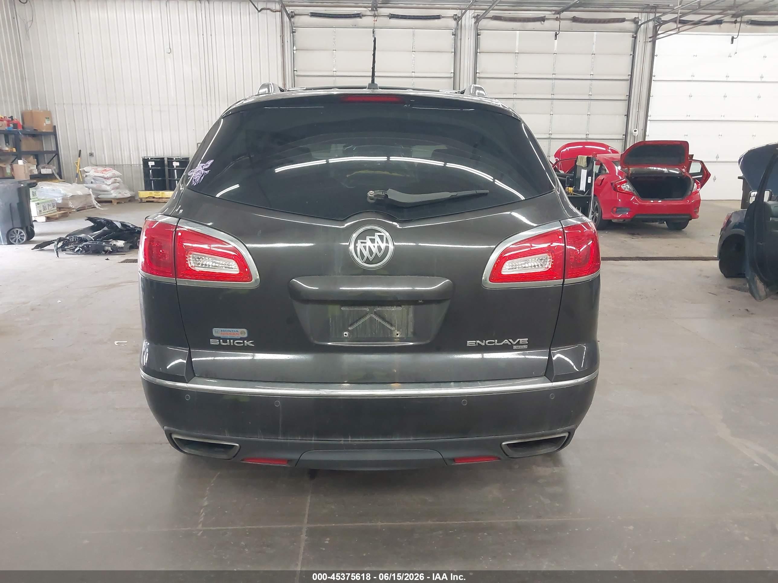 2013 Buick Enclave Leather Black vin: 5GAKVCKD1DJ113632