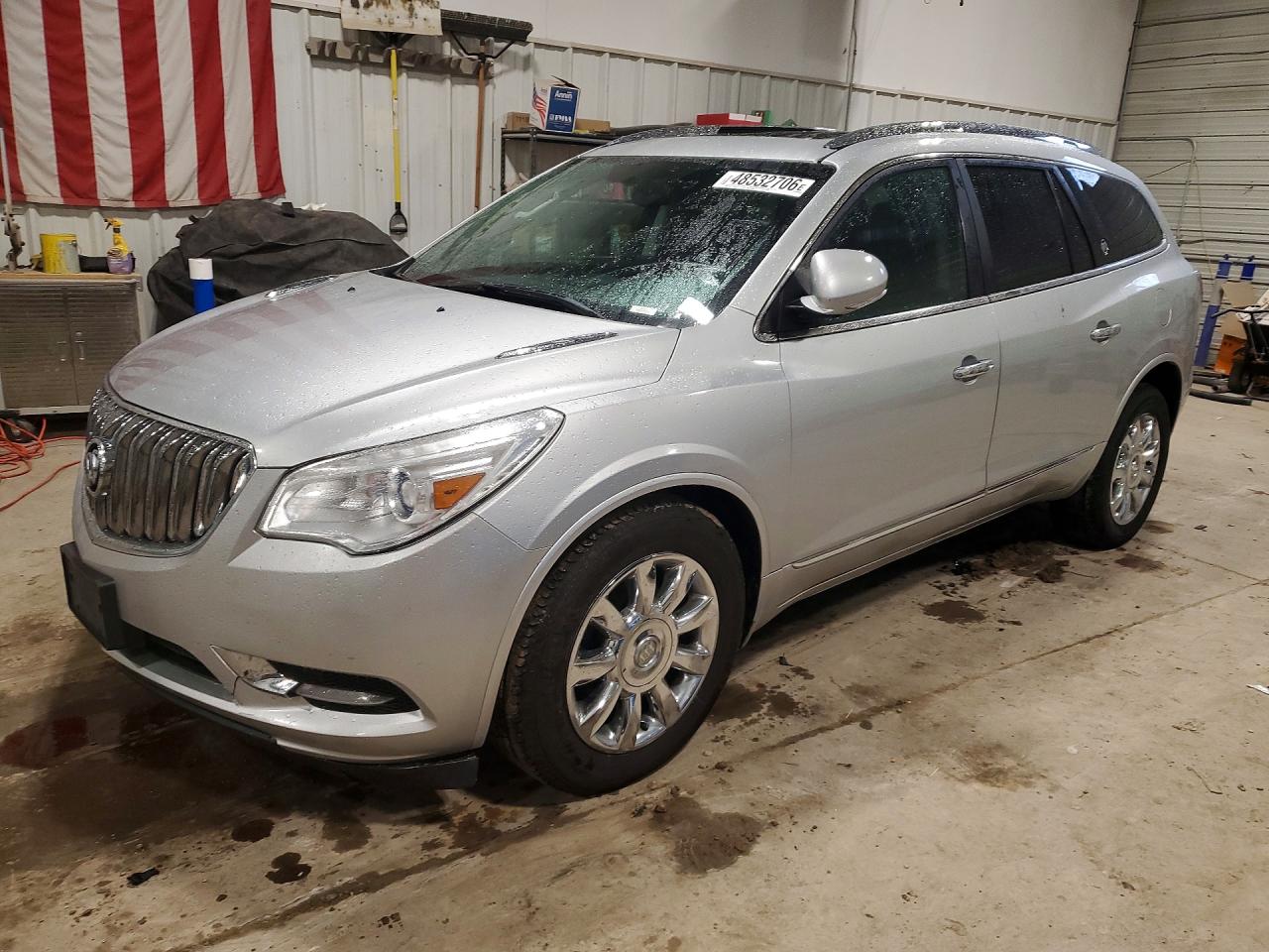 2013 Buick Enclave Silver vin: 5GAKVCKD1DJ234788