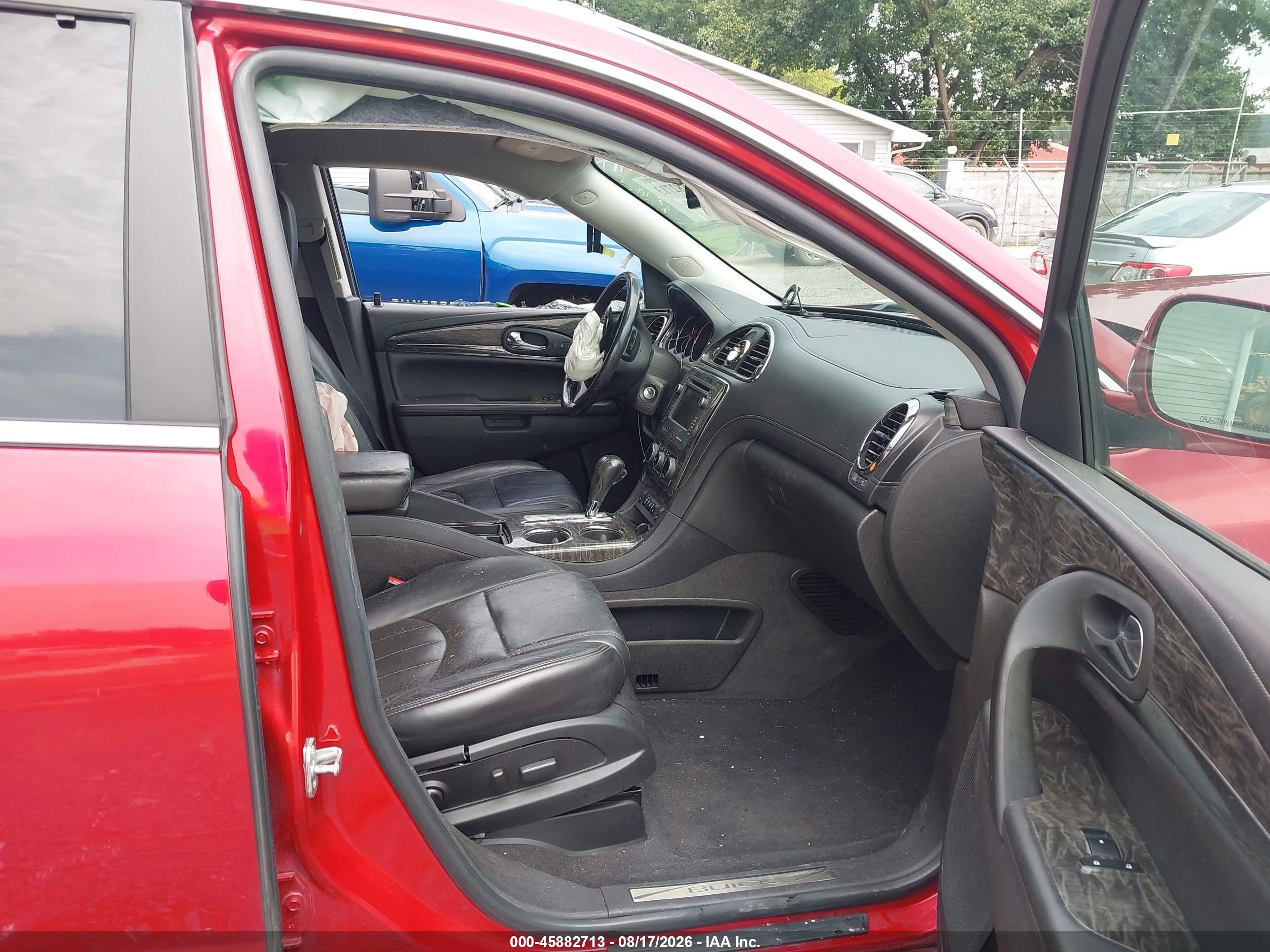 2013 Buick Enclave Leather Red vin: 5GAKVCKD1DJ265765