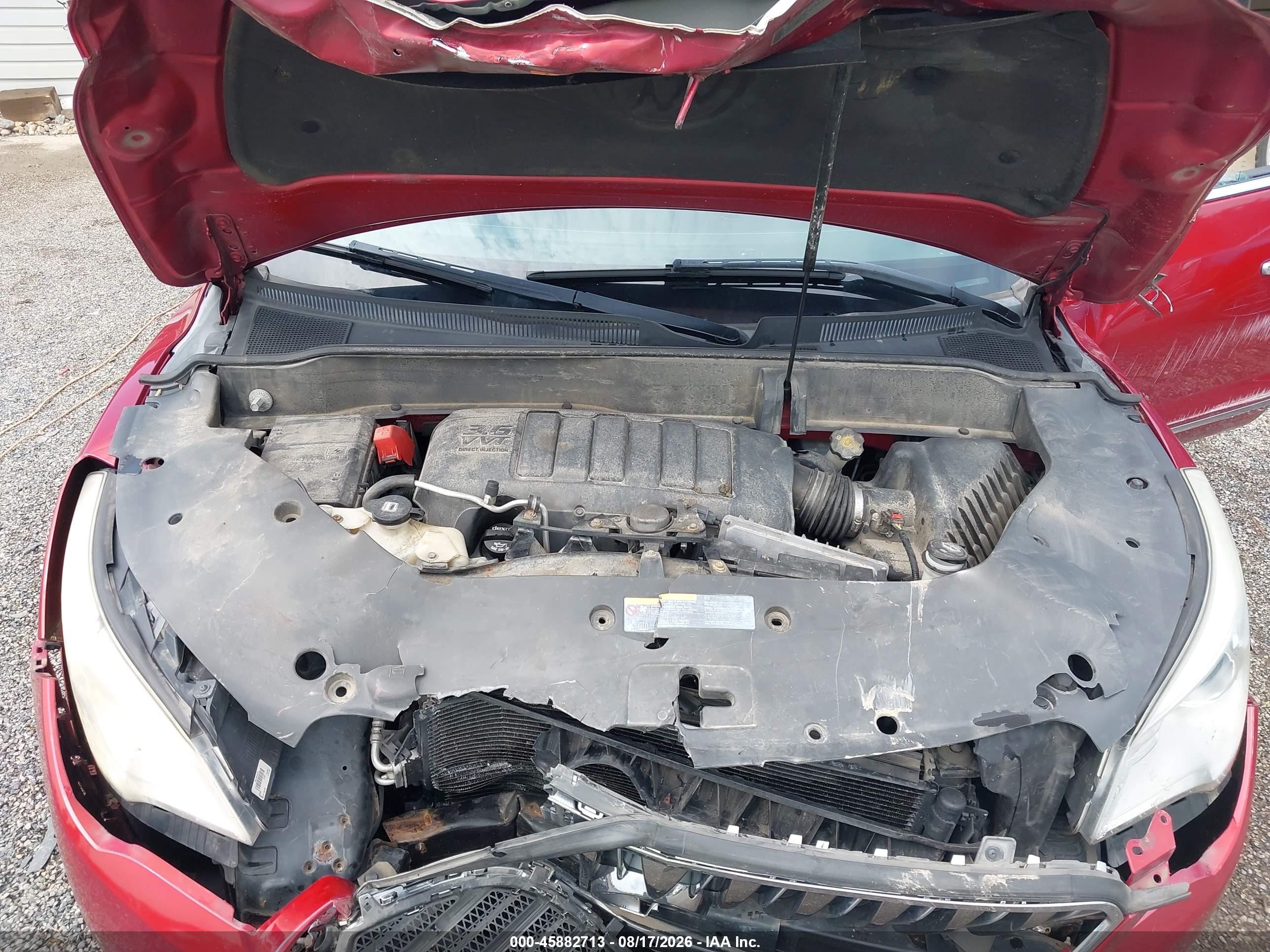 2013 Buick Enclave Leather Red vin: 5GAKVCKD1DJ265765