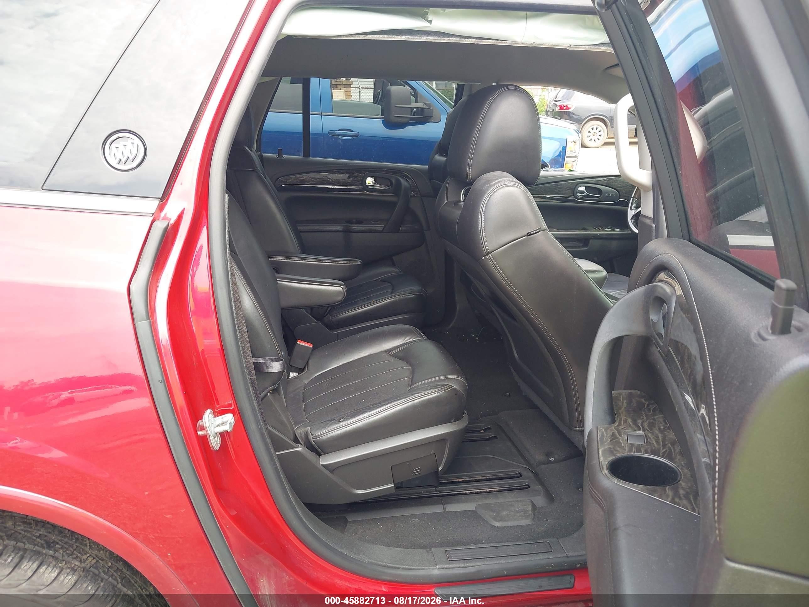 2013 Buick Enclave Leather Red vin: 5GAKVCKD1DJ265765