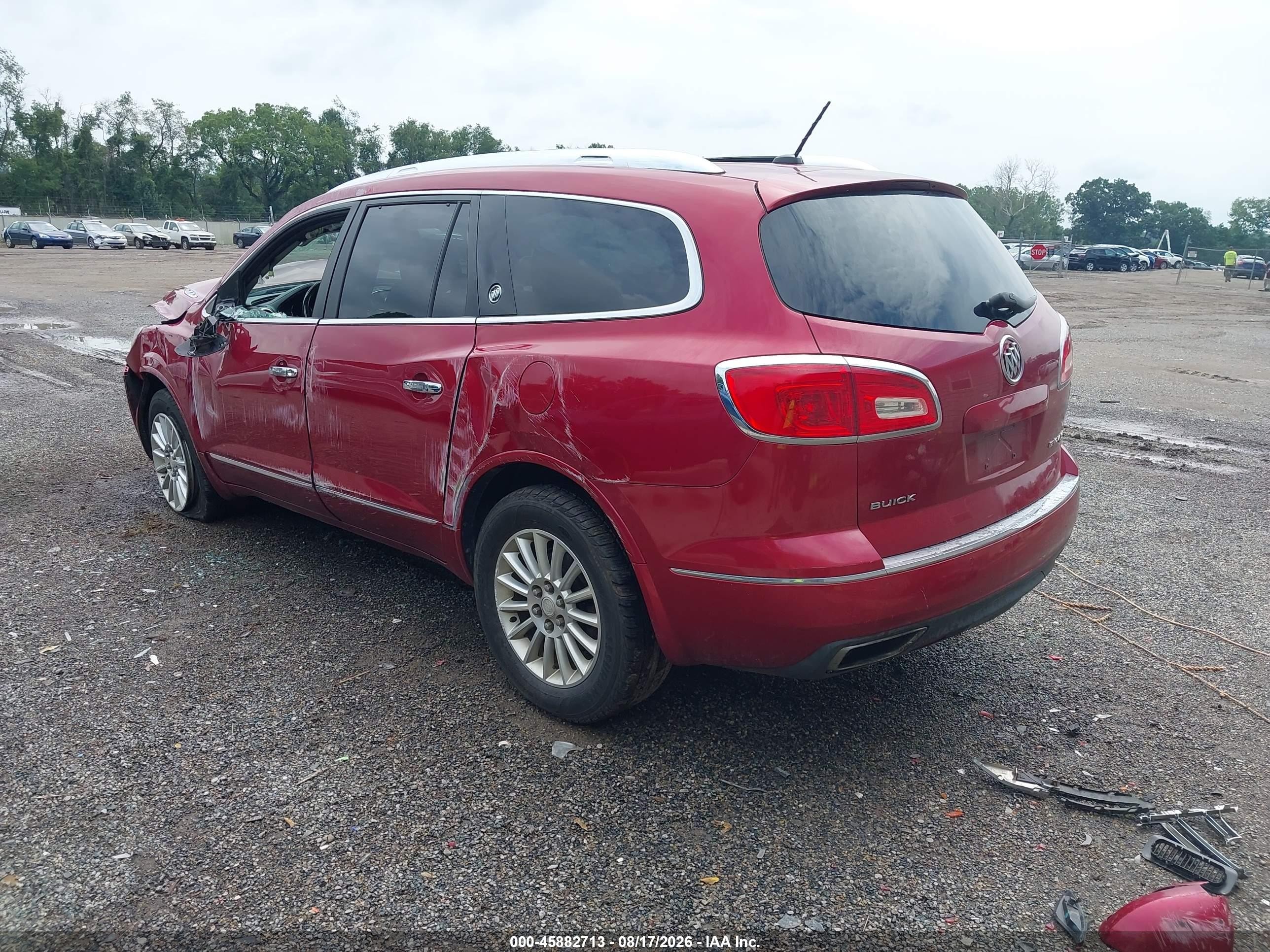 2013 Buick Enclave Leather Red vin: 5GAKVCKD1DJ265765