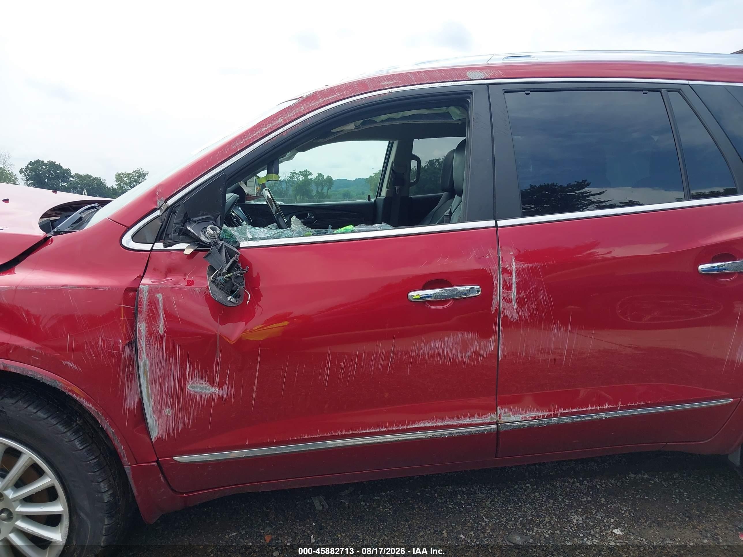 2013 Buick Enclave Leather Red vin: 5GAKVCKD1DJ265765