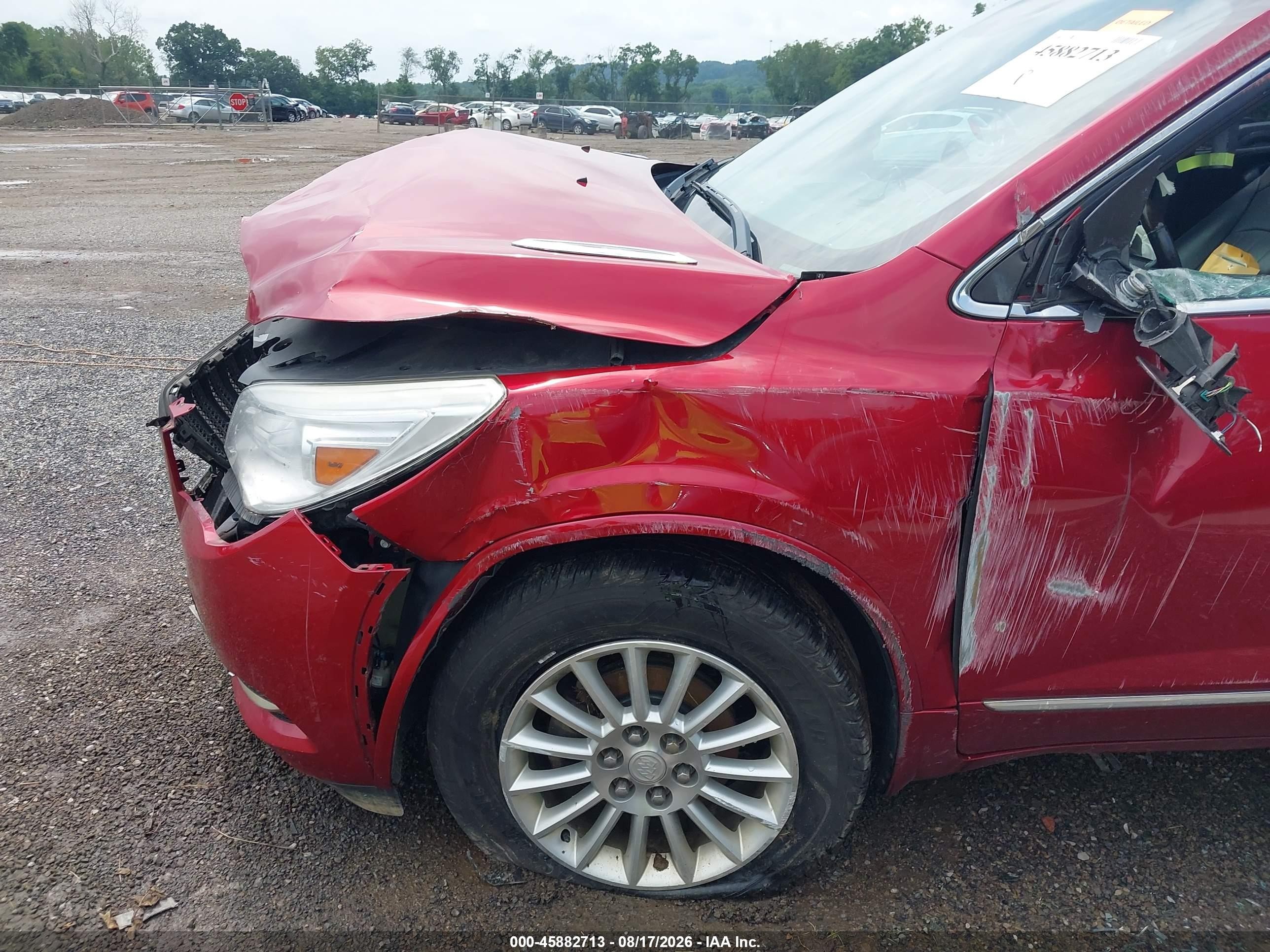2013 Buick Enclave Leather Red vin: 5GAKVCKD1DJ265765