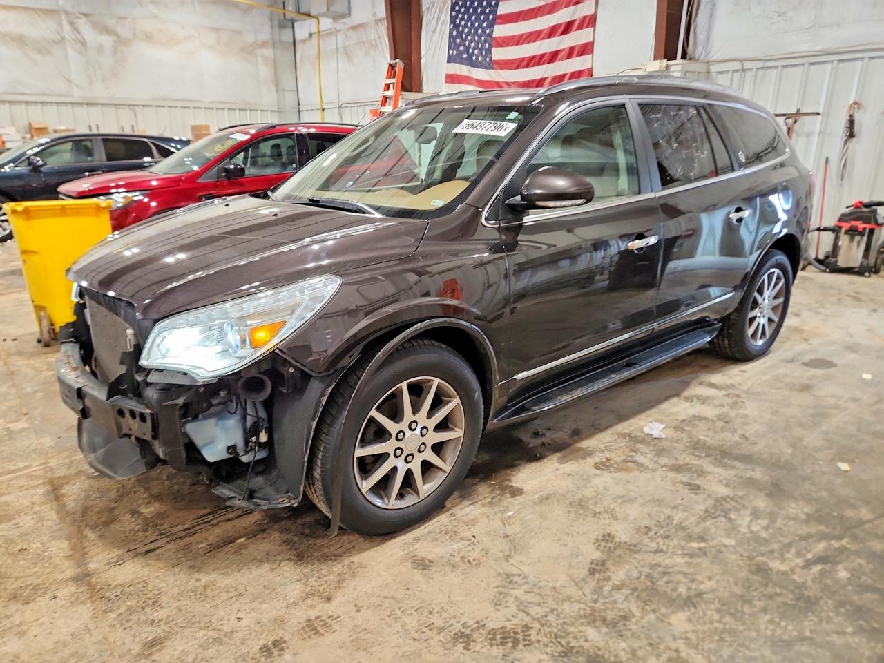 2013 Buick Enclave Brown vin: 5GAKVCKD1DJ266673