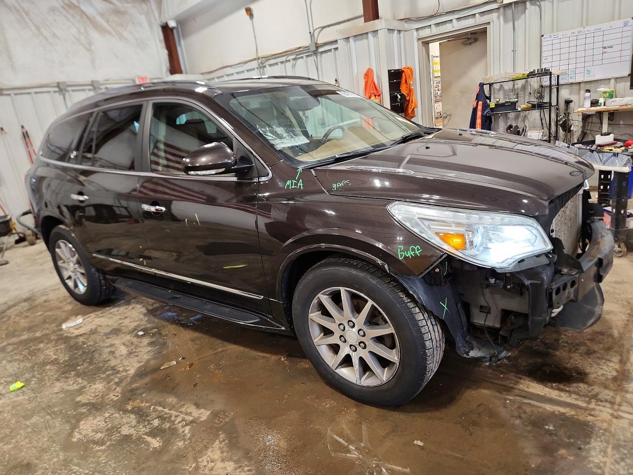 2013 Buick Enclave Brown vin: 5GAKVCKD1DJ266673