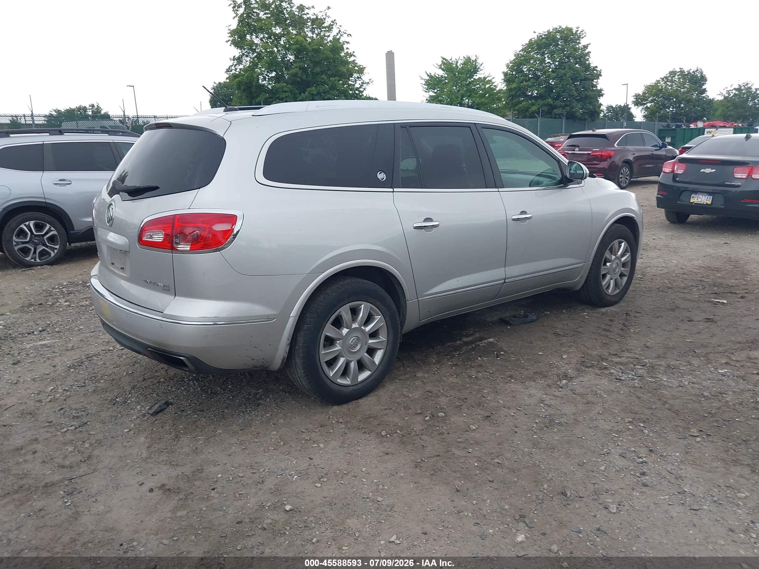 2014 Buick Enclave Premium Silver vin: 5GAKVCKD1EJ129640