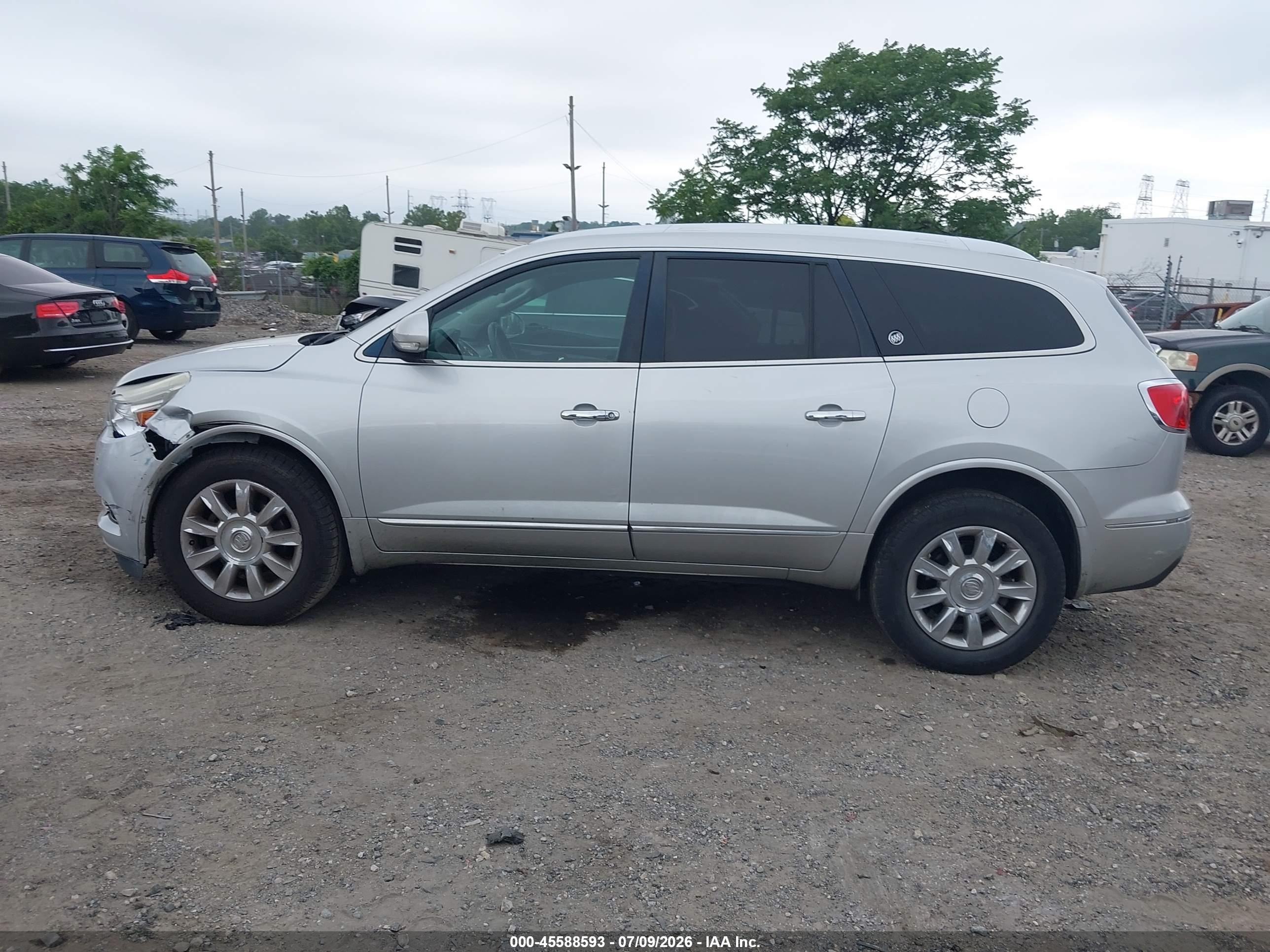 2014 Buick Enclave Premium Silver vin: 5GAKVCKD1EJ129640