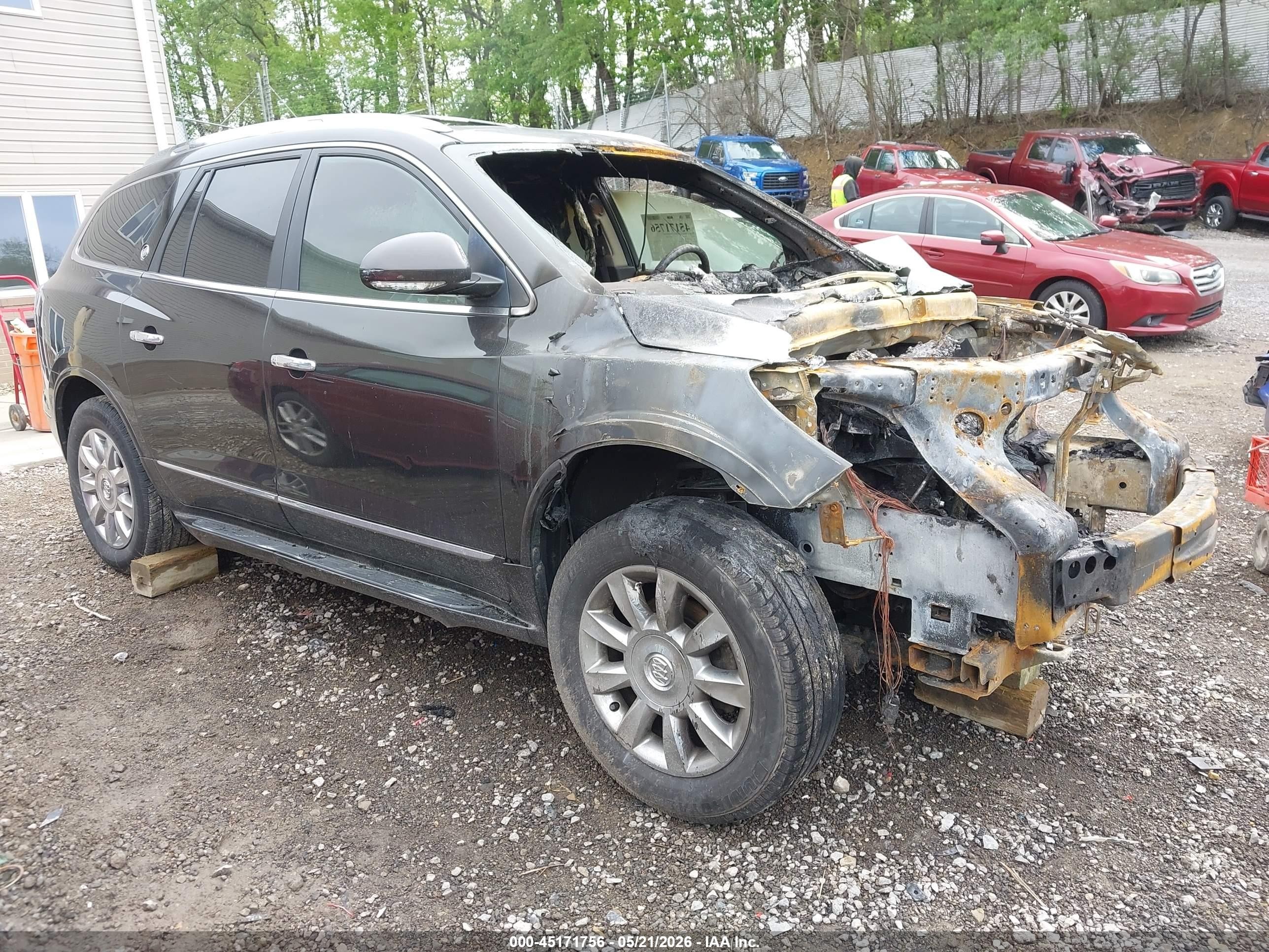 2014 Buick Enclave Premium Brown vin: 5GAKVCKD1EJ297312