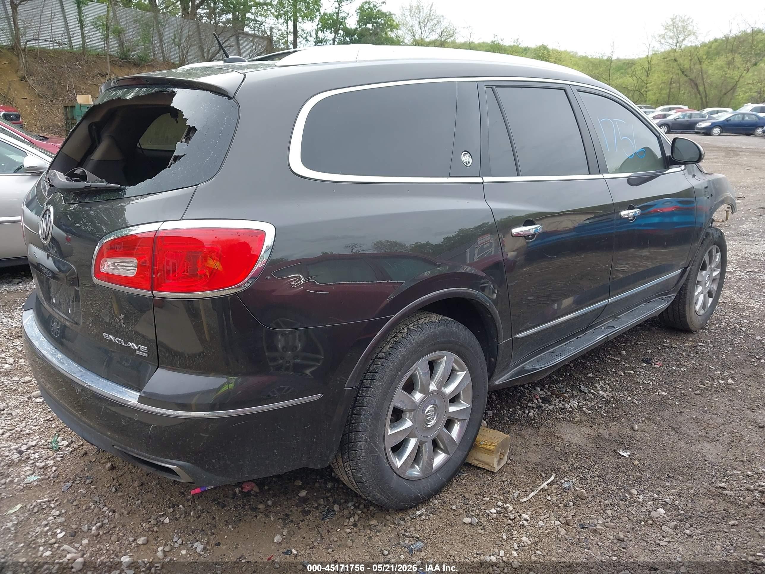 2014 Buick Enclave Premium Brown vin: 5GAKVCKD1EJ297312