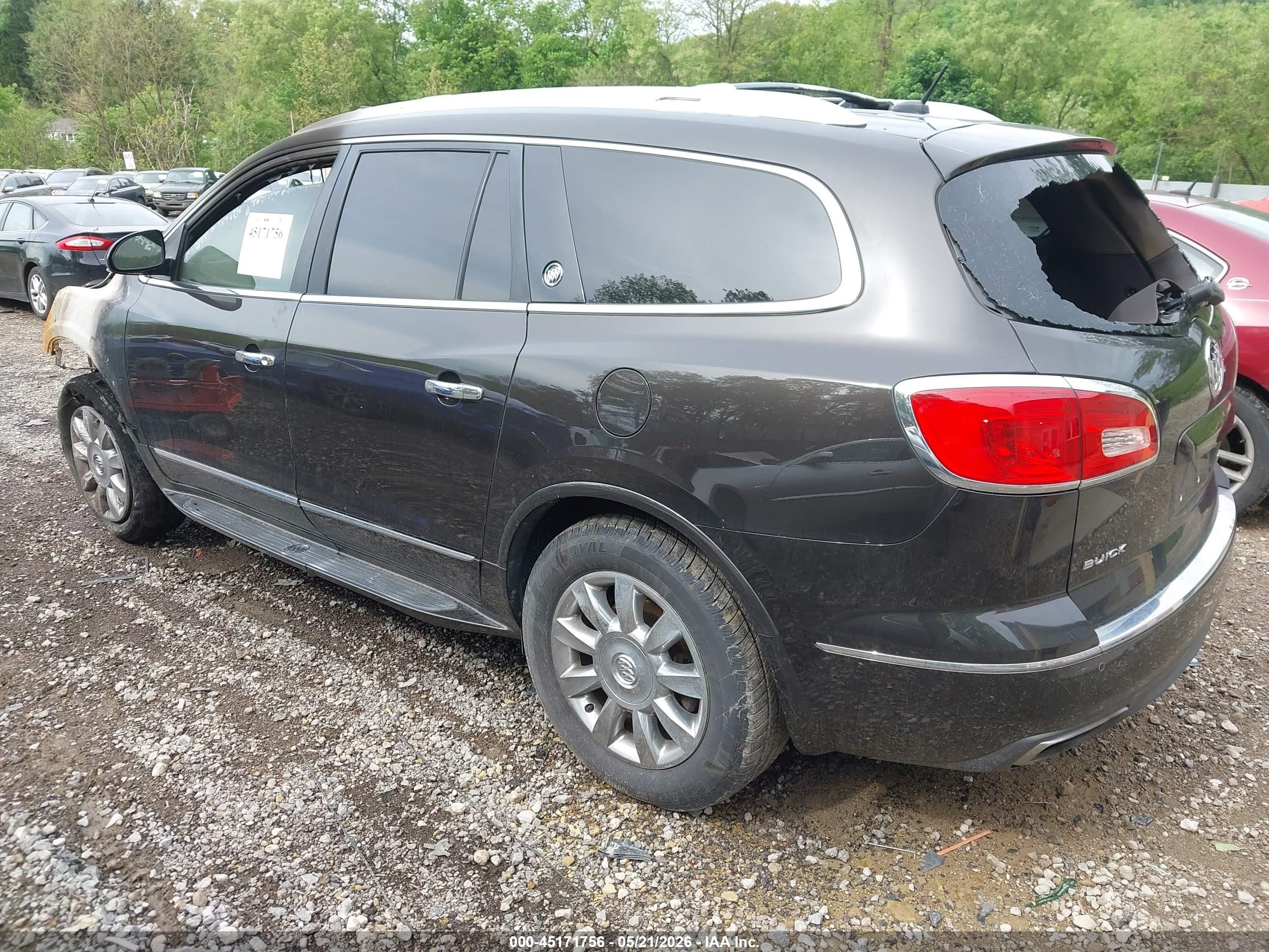 2014 Buick Enclave Premium Brown vin: 5GAKVCKD1EJ297312