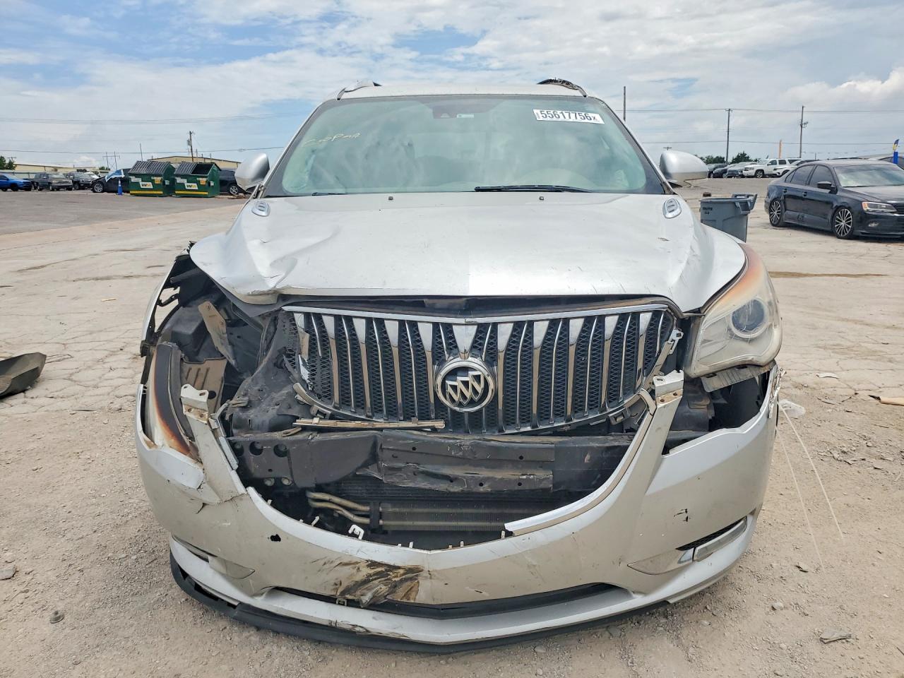 2014 Buick Enclave Silver vin: 5GAKVCKD1EJ324556