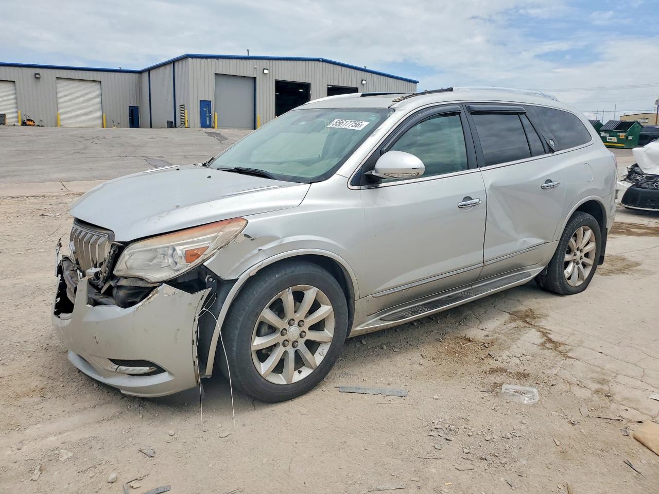 2014 Buick Enclave Silver vin: 5GAKVCKD1EJ324556