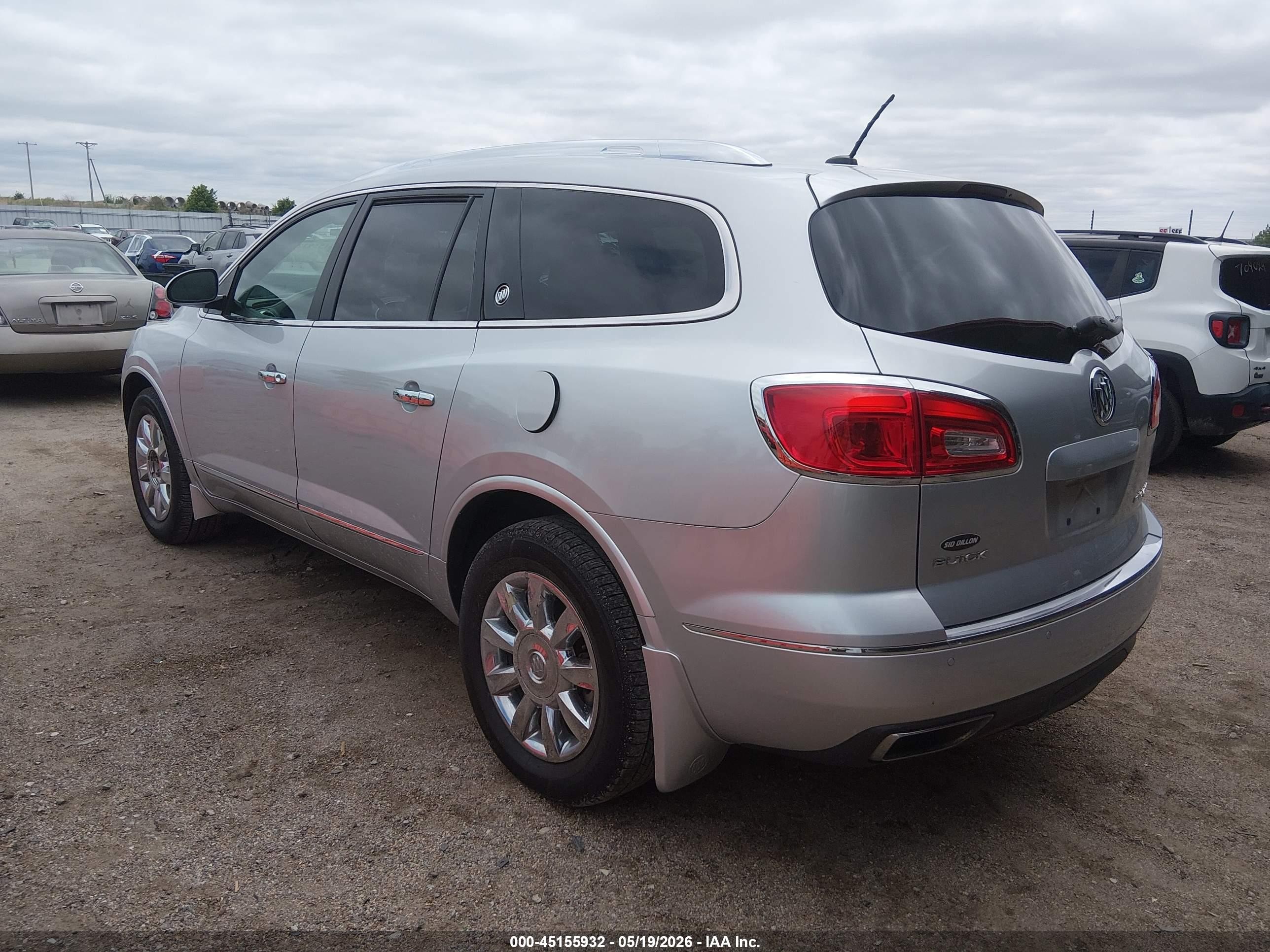 2015 Buick Enclave Premium Silver vin: 5GAKVCKD1FJ355825