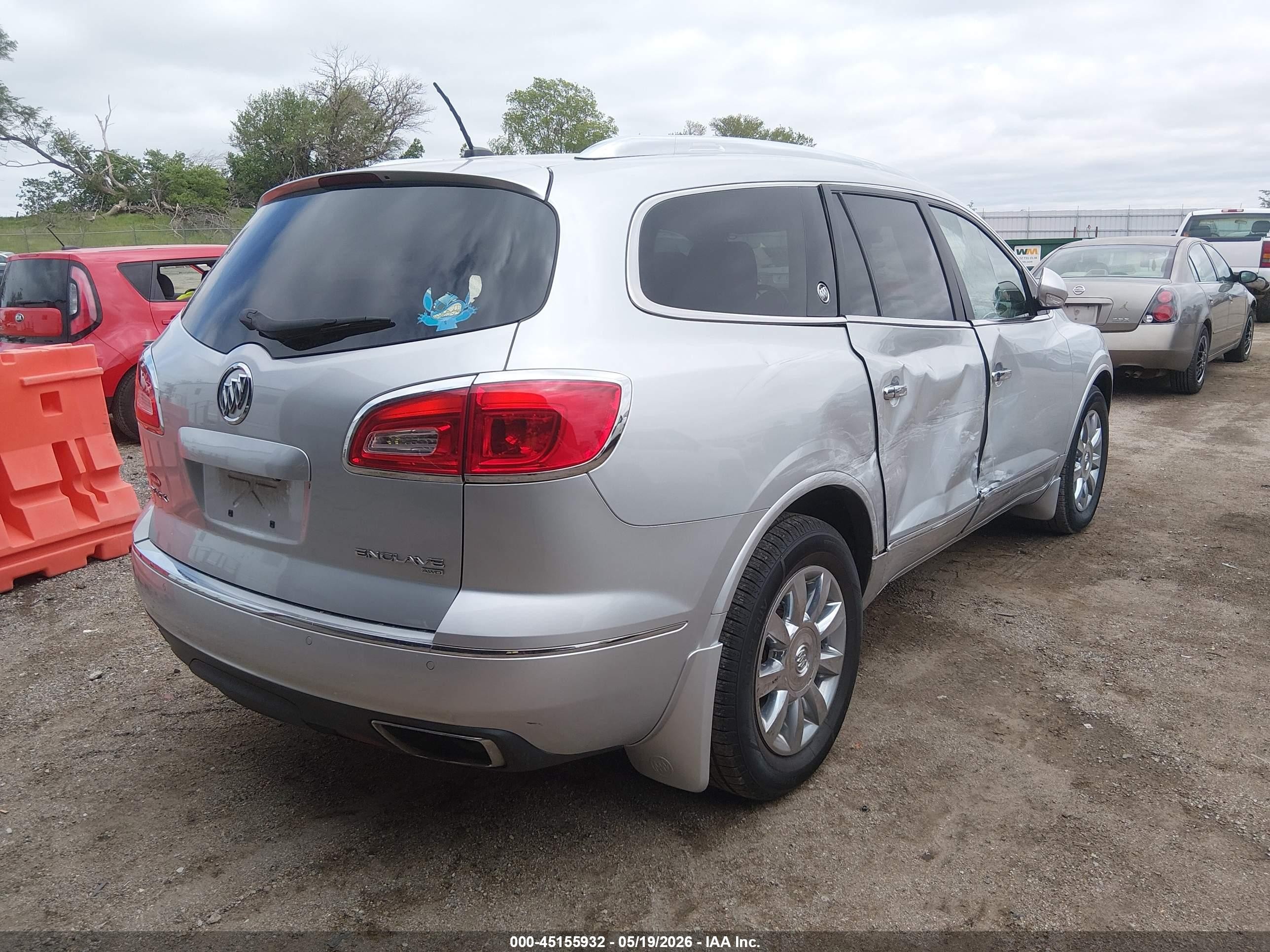2015 Buick Enclave Premium Silver vin: 5GAKVCKD1FJ355825