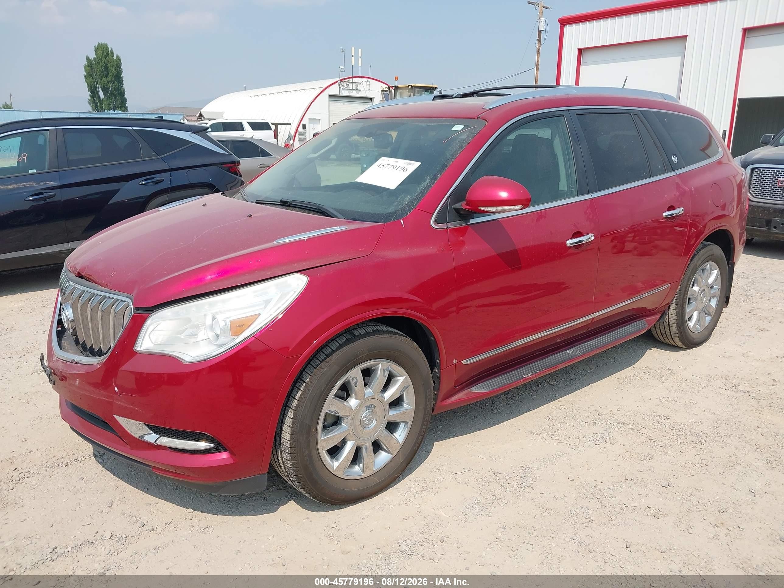 2013 Buick Enclave Leather Red vin: 5GAKVCKD2DJ255892