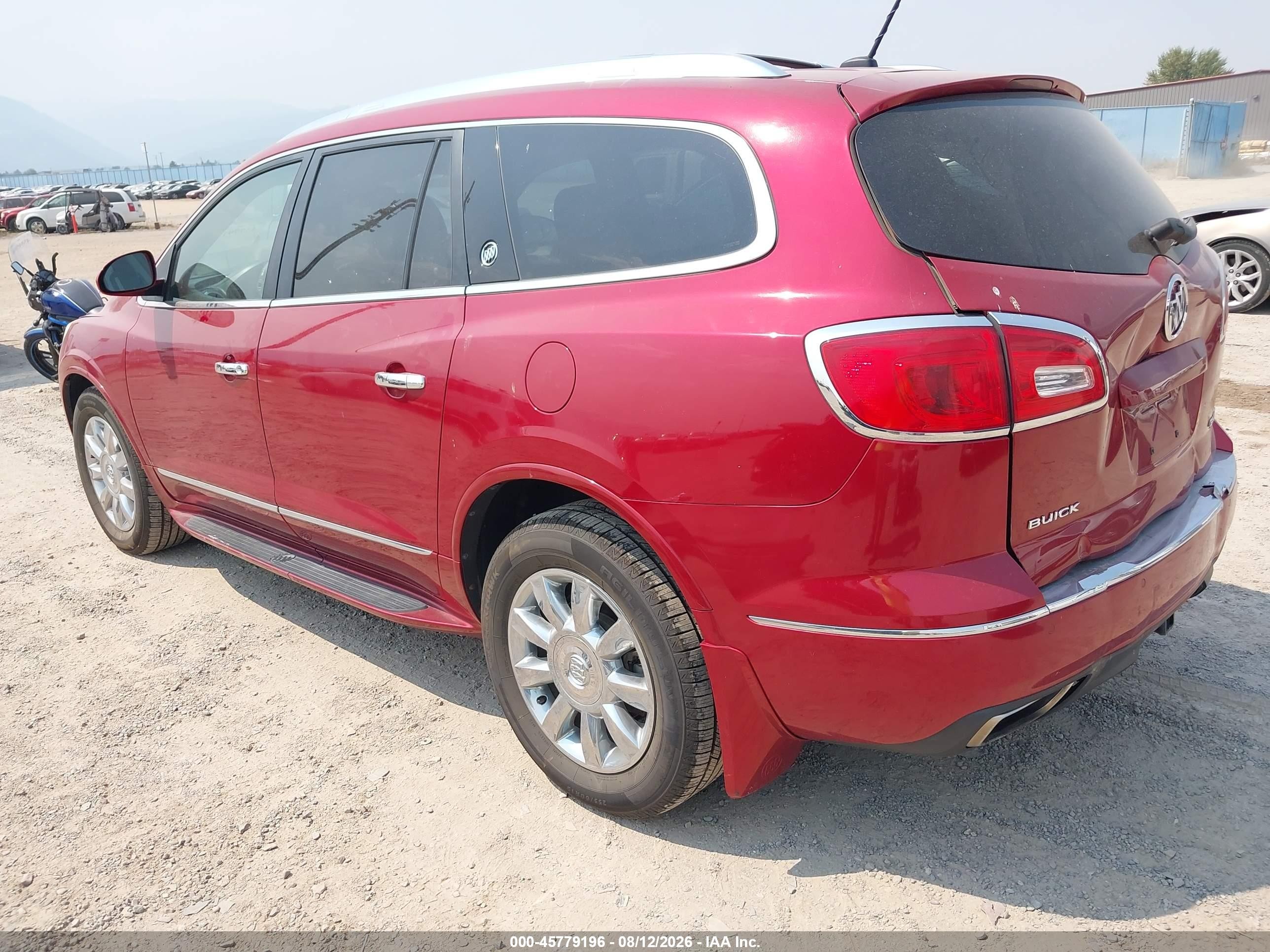 2013 Buick Enclave Leather Red vin: 5GAKVCKD2DJ255892