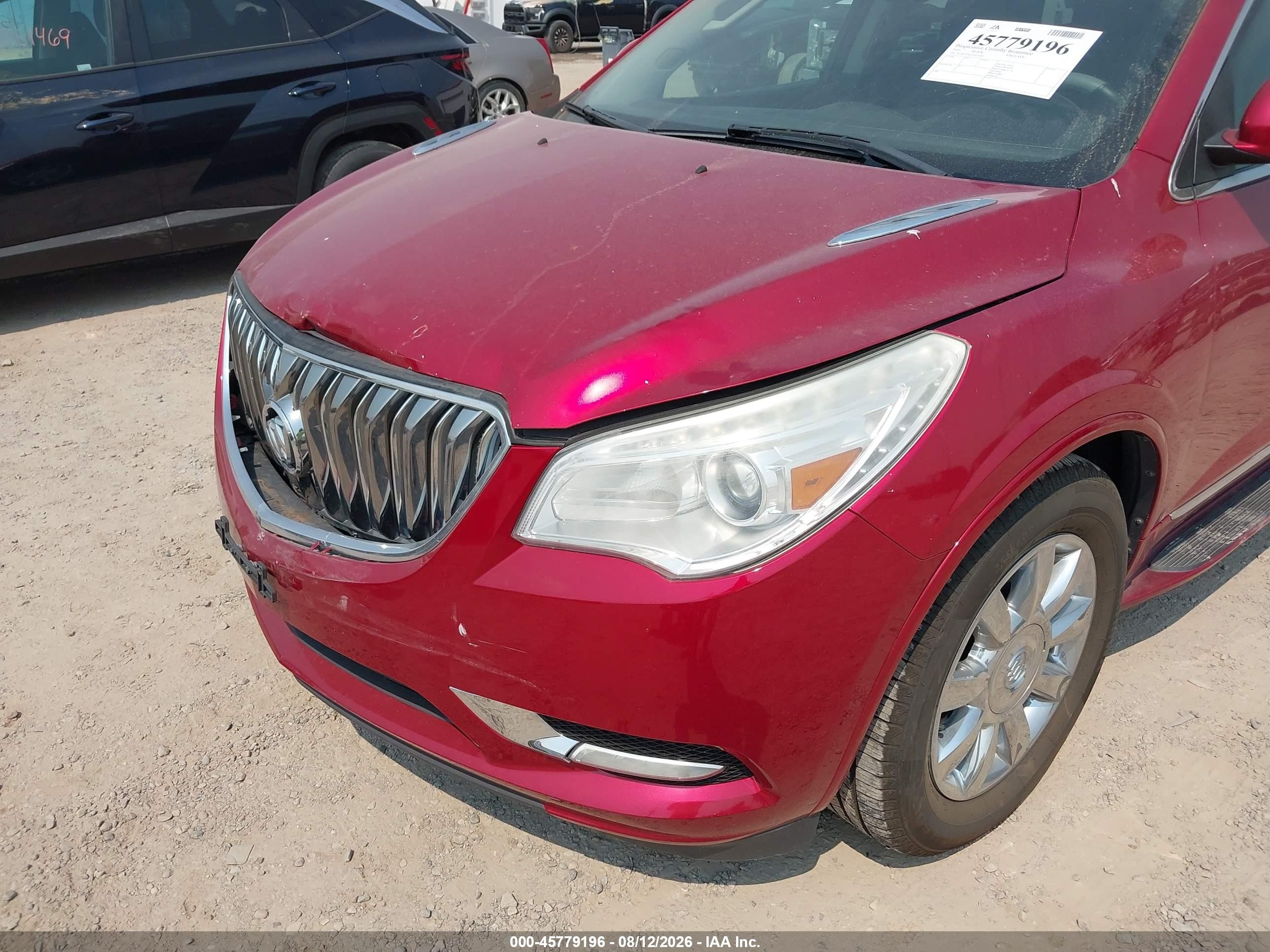 2013 Buick Enclave Leather Red vin: 5GAKVCKD2DJ255892
