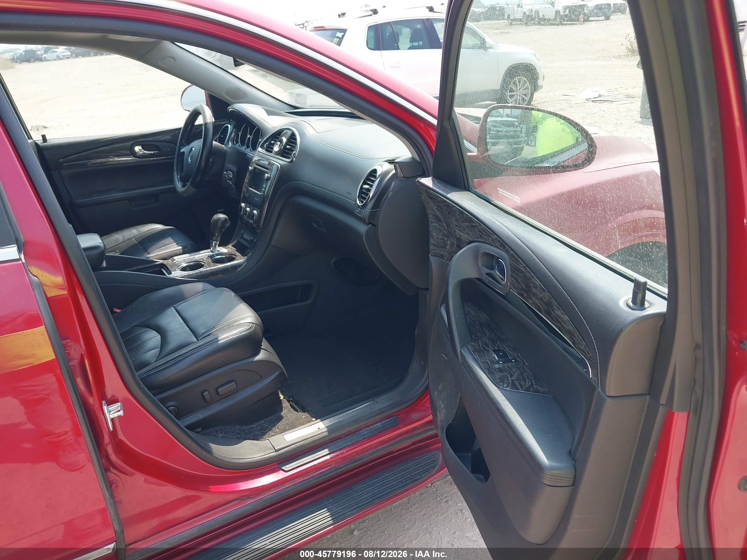 2013 Buick Enclave Leather Red vin: 5GAKVCKD2DJ255892