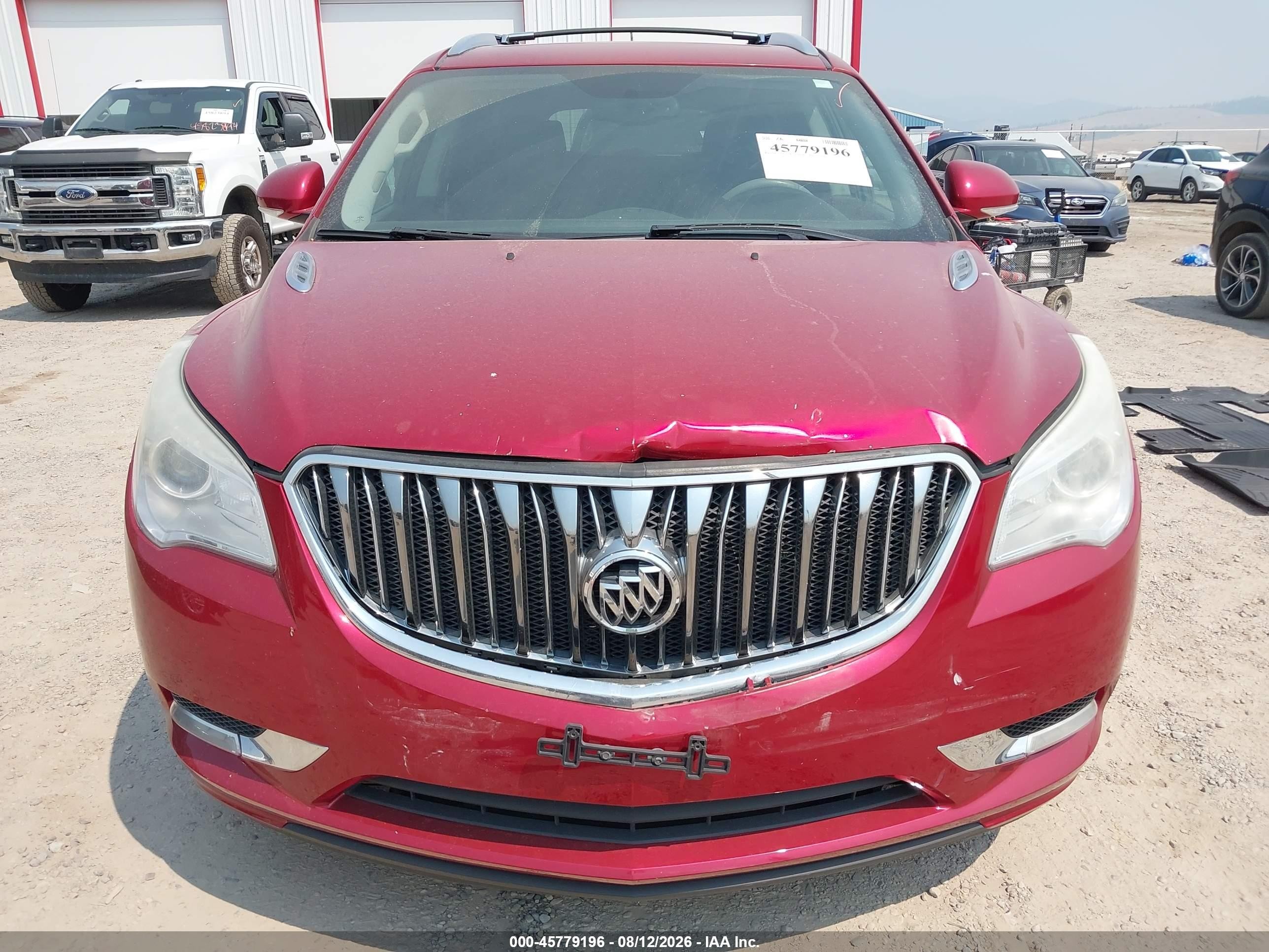 2013 Buick Enclave Leather Red vin: 5GAKVCKD2DJ255892