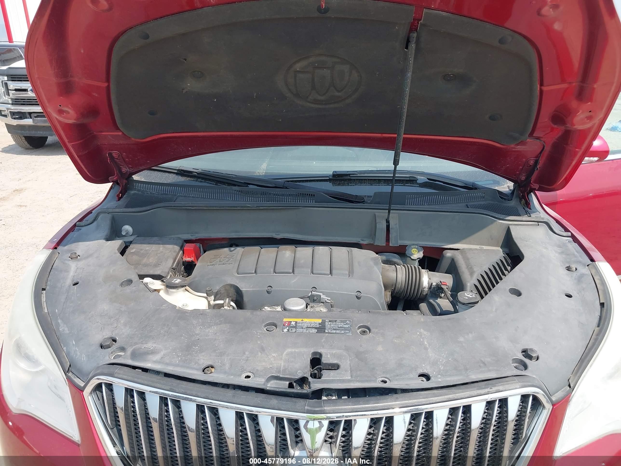 2013 Buick Enclave Leather Red vin: 5GAKVCKD2DJ255892
