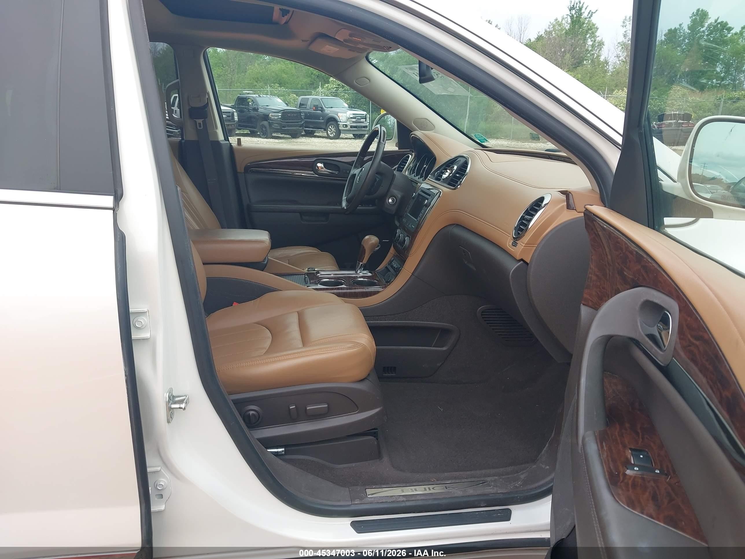 2015 Buick Enclave Premium White vin: 5GAKVCKD2FJ172207