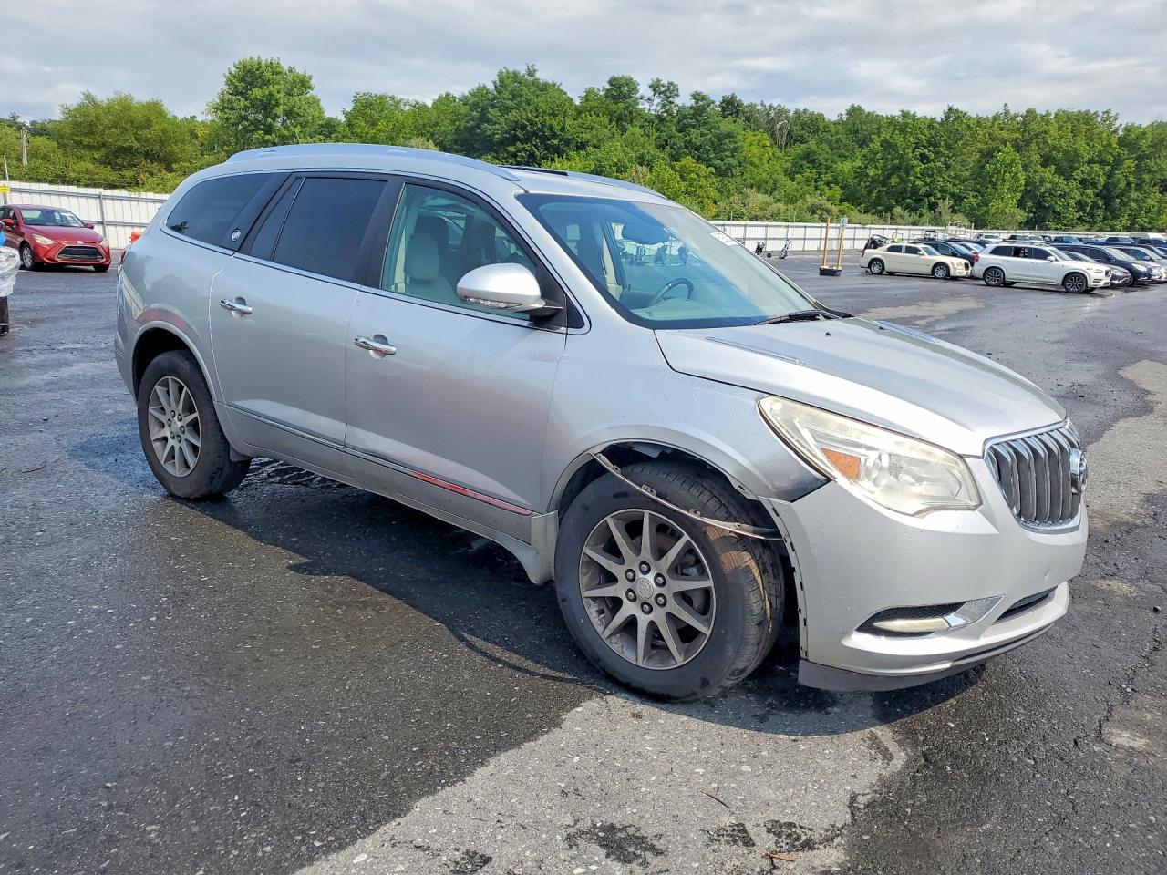 2013 Buick Enclave Silver vin: 5GAKVCKD3DJ153923