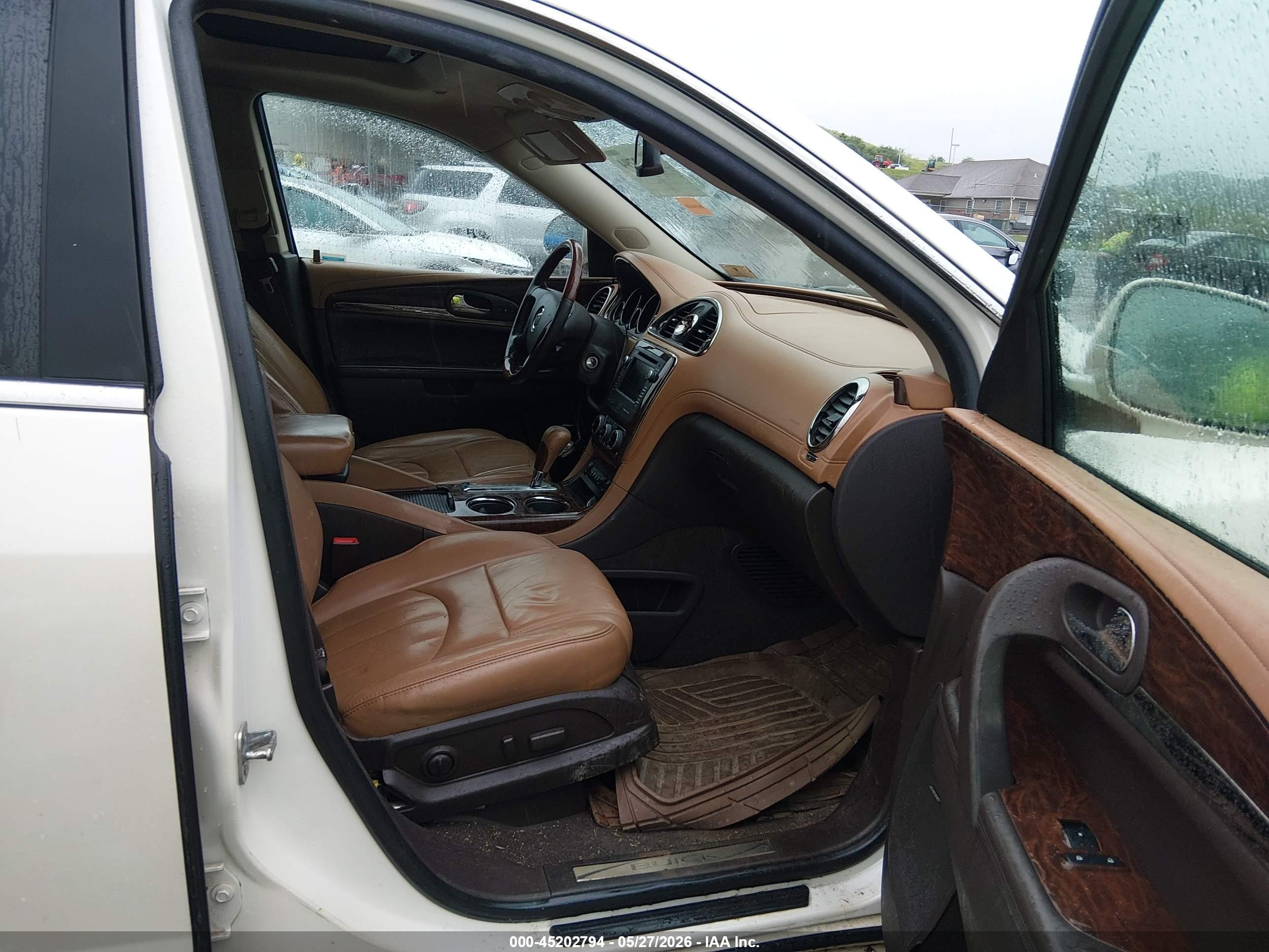 2013 Buick Enclave Leather White vin: 5GAKVCKD3DJ163920