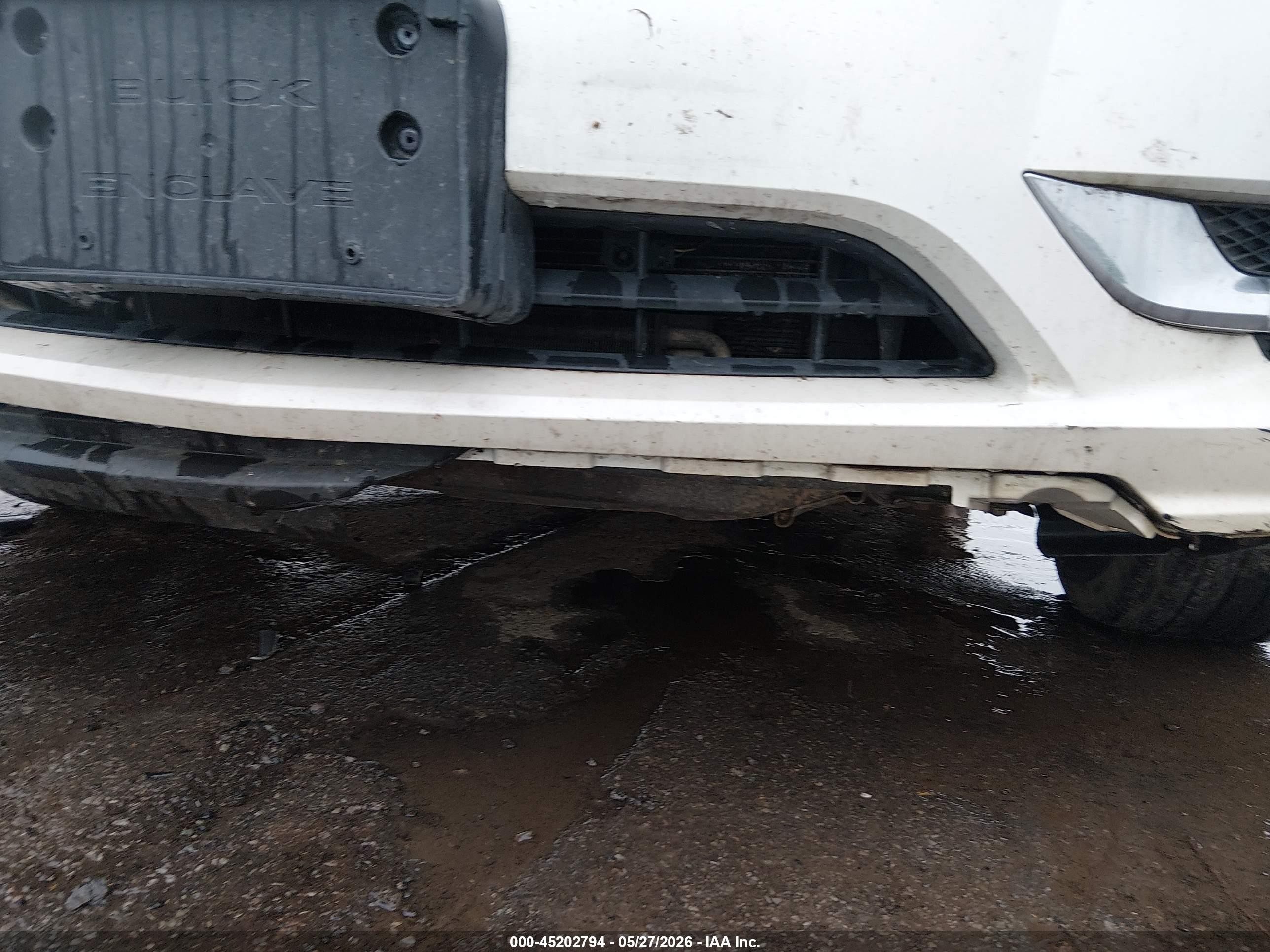 2013 Buick Enclave Leather White vin: 5GAKVCKD3DJ163920