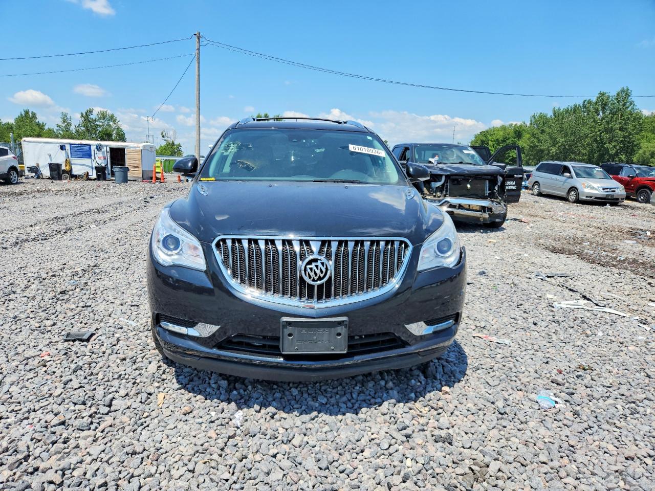 2014 Buick Enclave Black vin: 5GAKVCKD3EJ182856