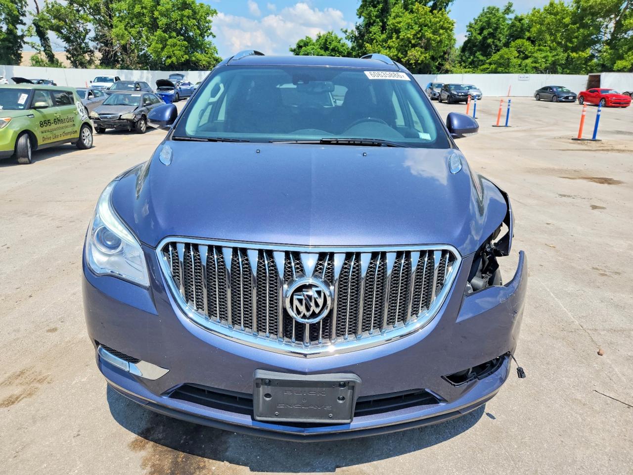 2014 Buick Enclave Gray vin: 5GAKVCKD3EJ216830