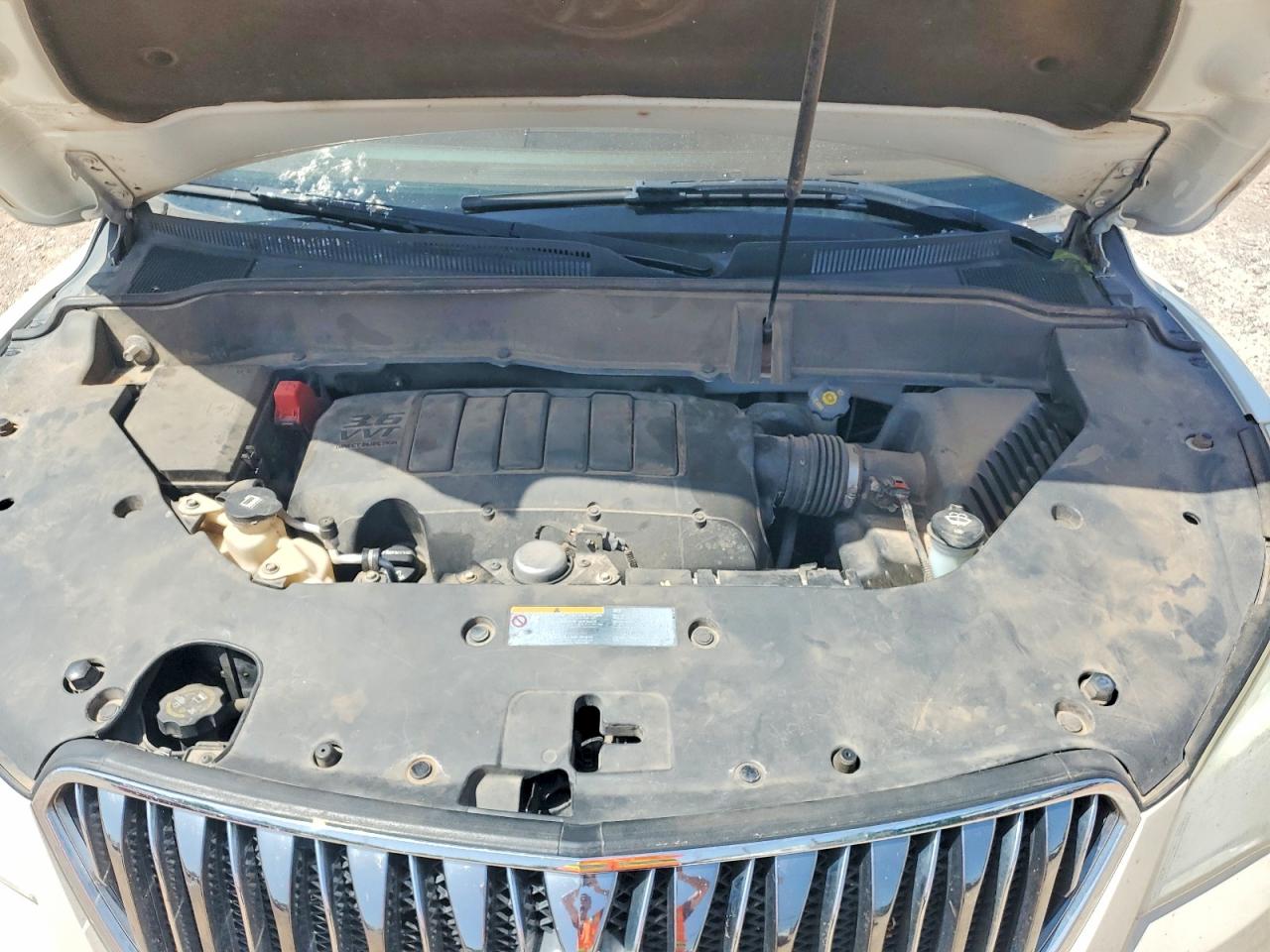 2014 Buick Enclave White vin: 5GAKVCKD3EJ275831