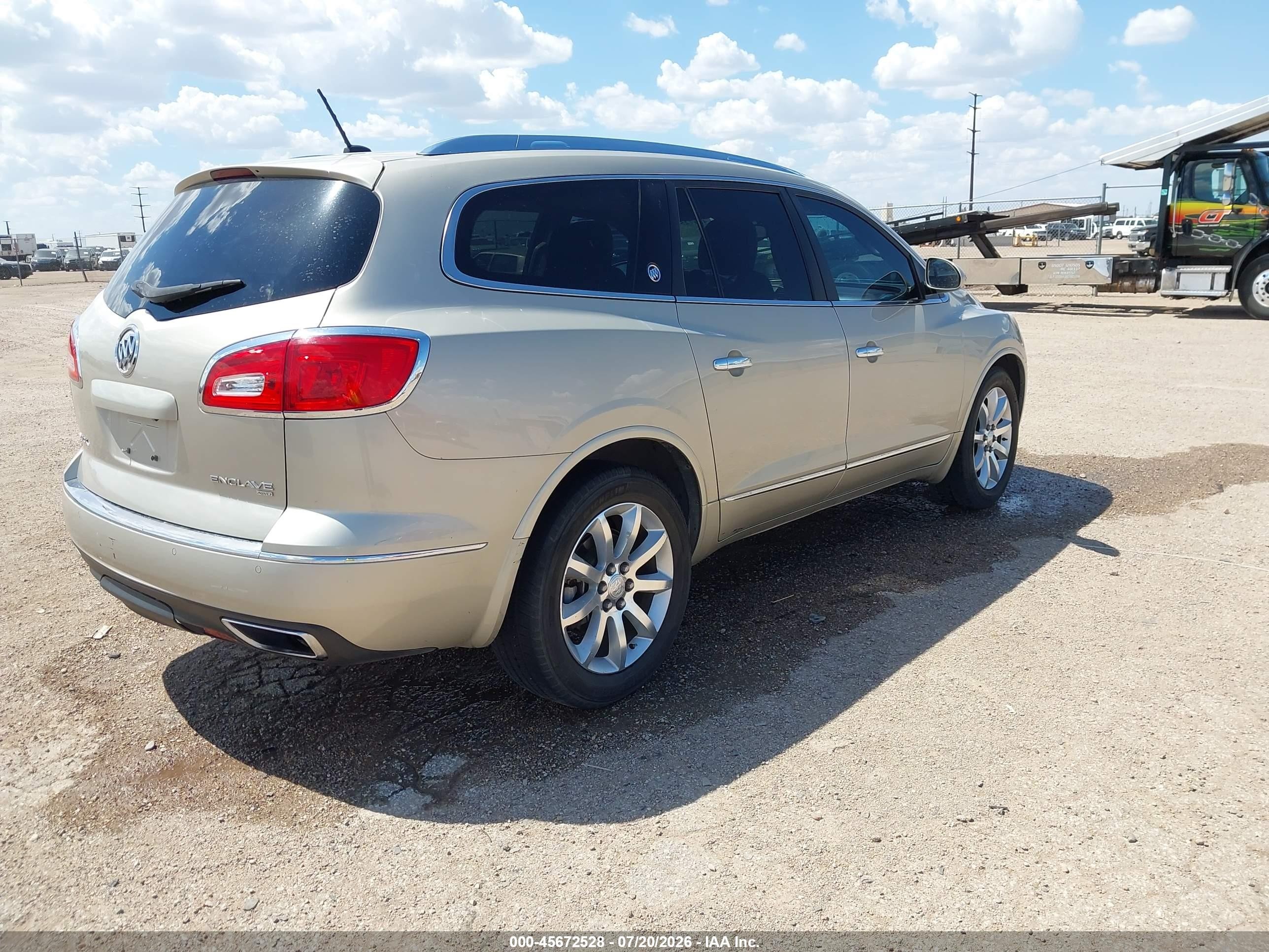 2014 Buick Enclave Premium Gray vin: 5GAKVCKD3EJ355520