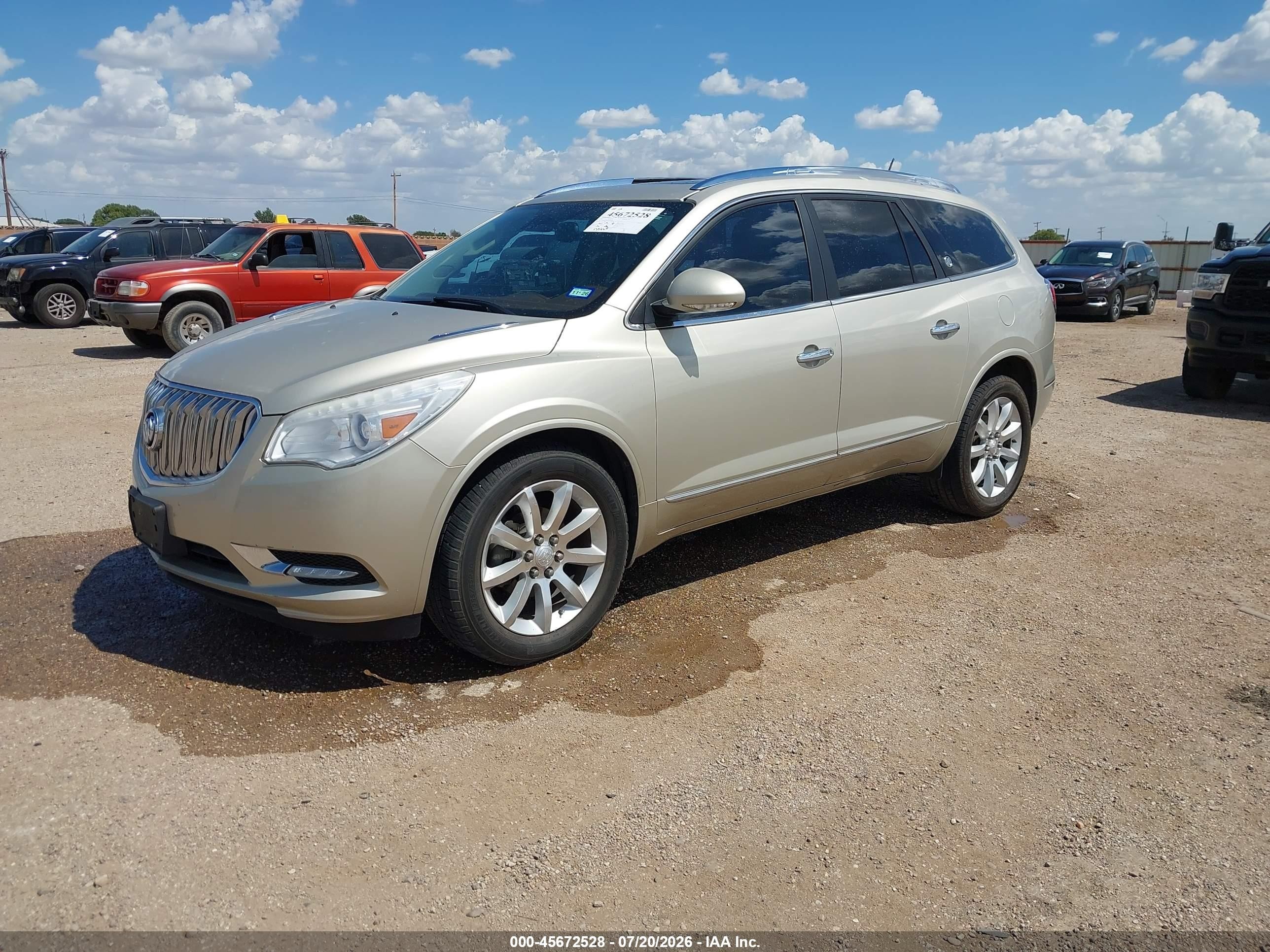 2014 Buick Enclave Premium Gray vin: 5GAKVCKD3EJ355520