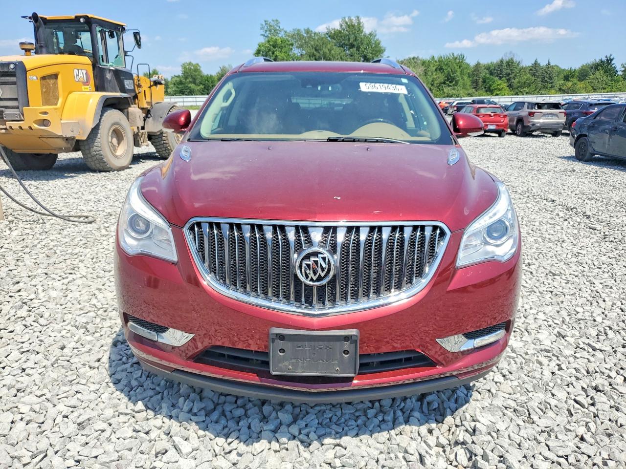 2015 Buick Enclave Red vin: 5GAKVCKD3FJ110508