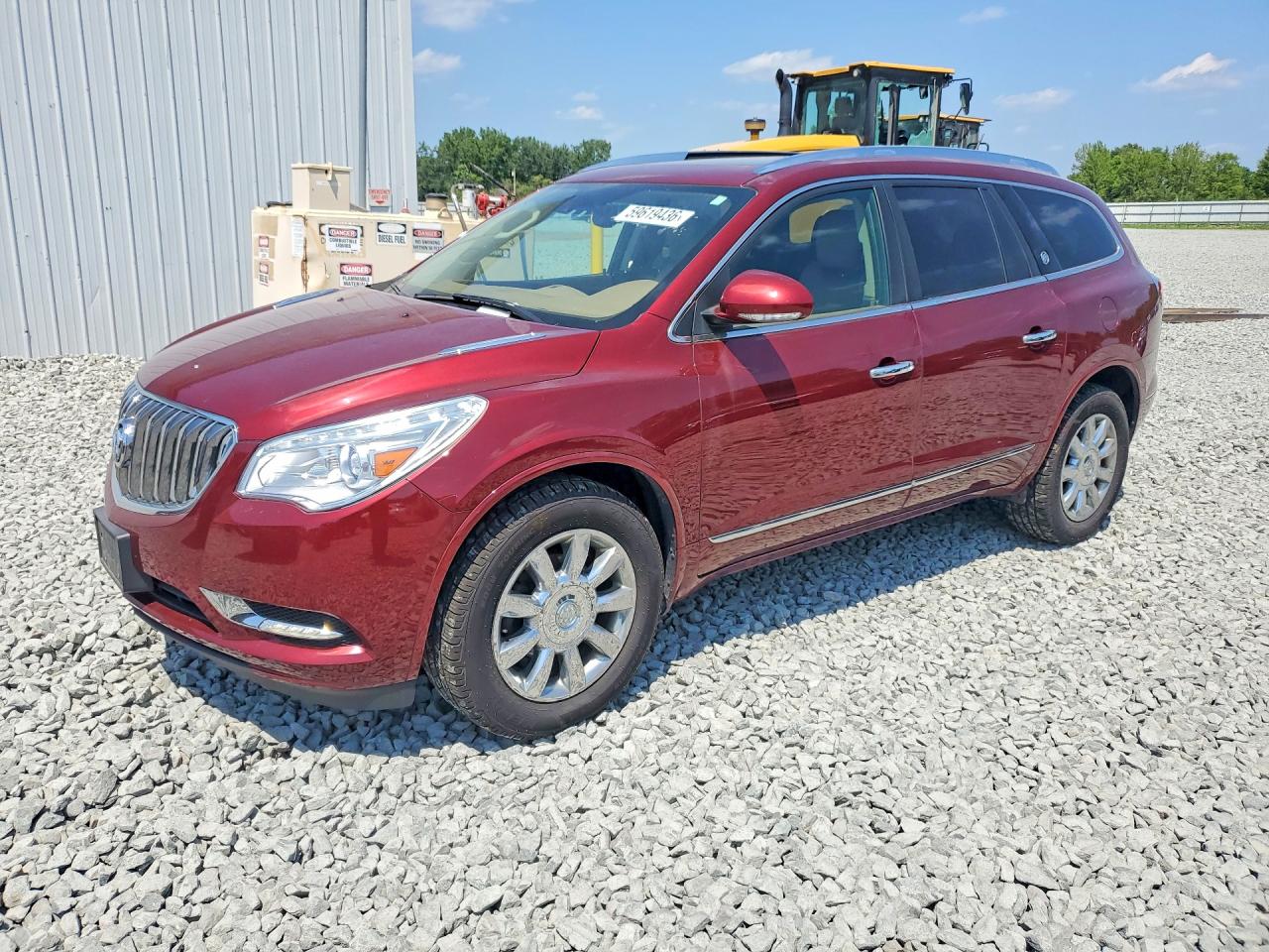 2015 Buick Enclave Red vin: 5GAKVCKD3FJ110508