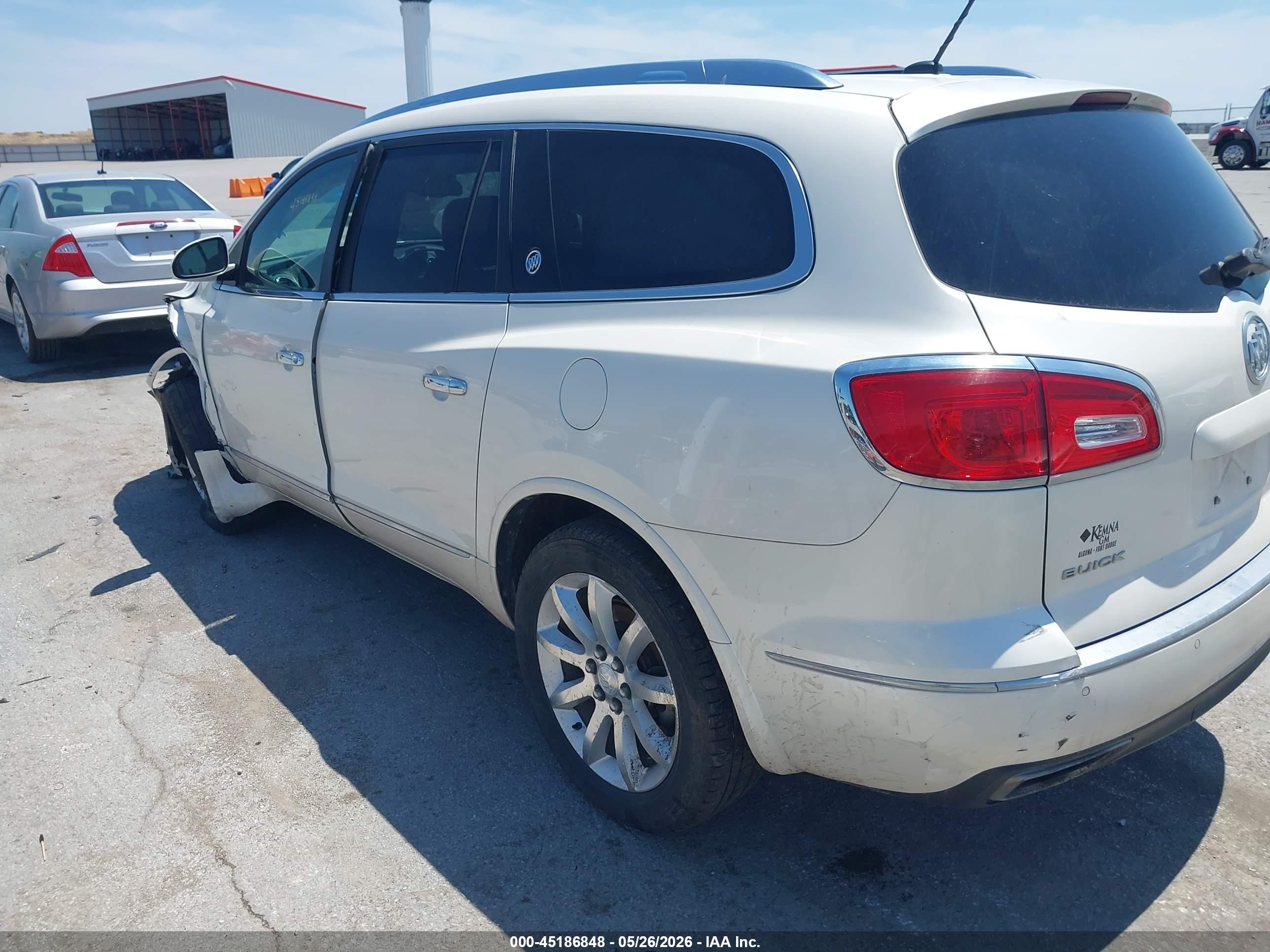 2015 Buick Enclave Premium White vin: 5GAKVCKD3FJ114008
