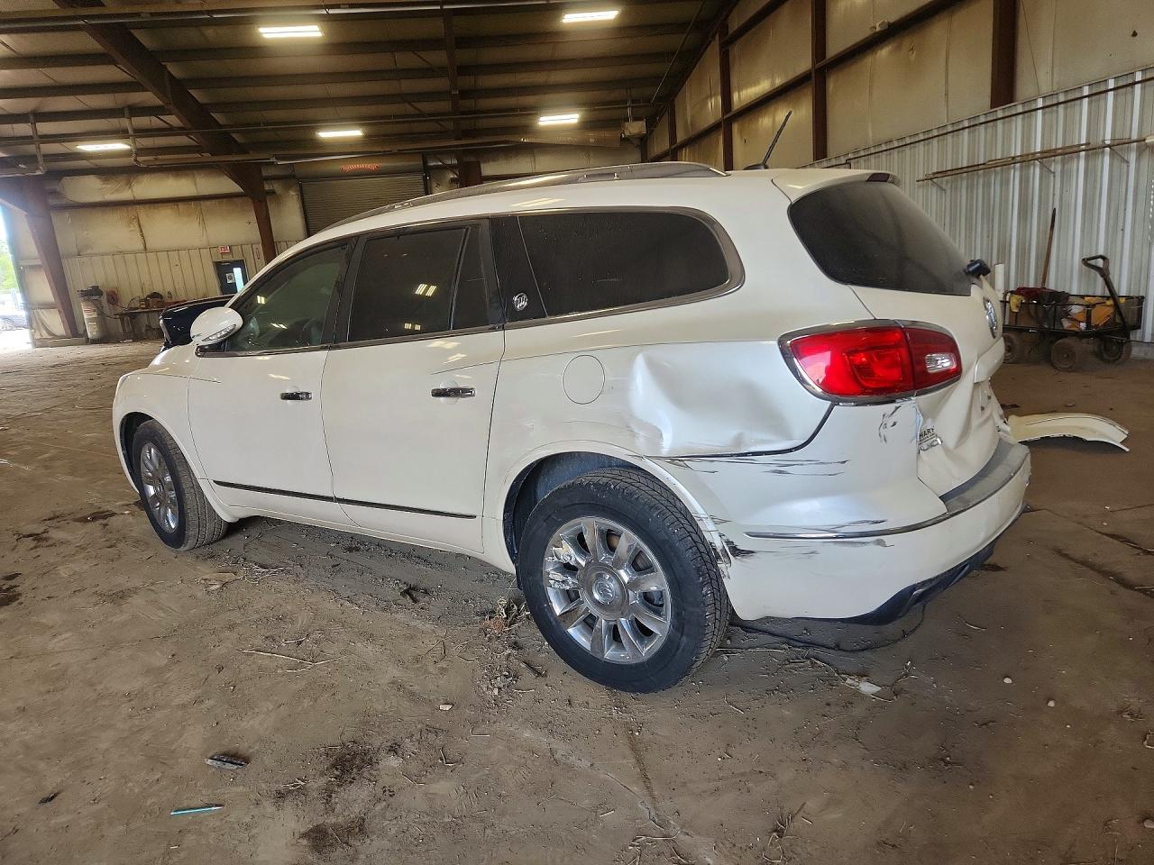 2015 Buick Enclave White vin: 5GAKVCKD3FJ124957