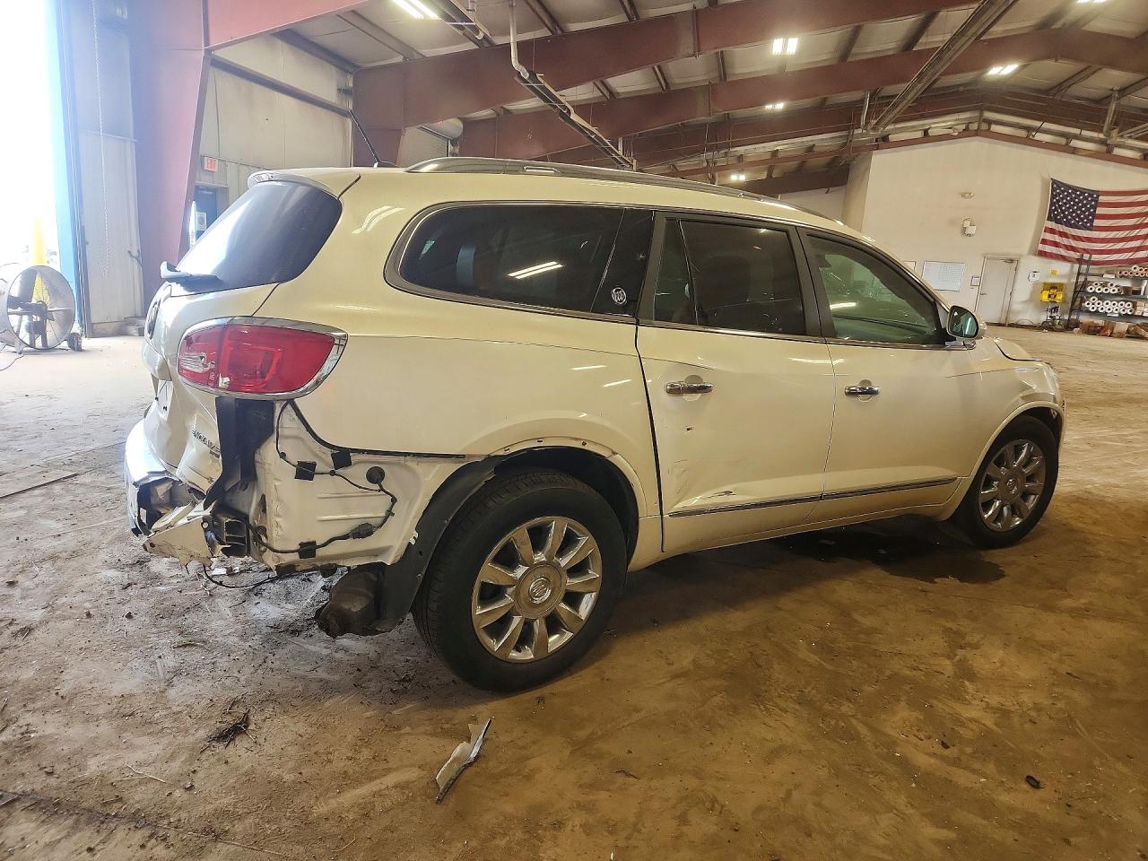 2015 Buick Enclave White vin: 5GAKVCKD3FJ124957