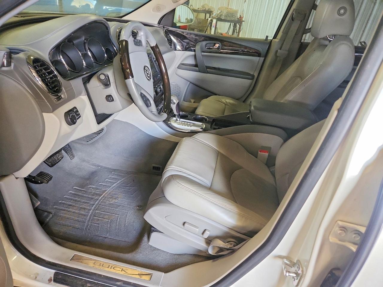 2015 Buick Enclave White vin: 5GAKVCKD3FJ124957