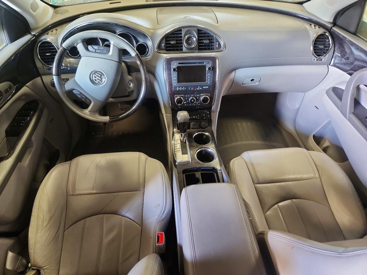 2015 Buick Enclave White vin: 5GAKVCKD3FJ124957