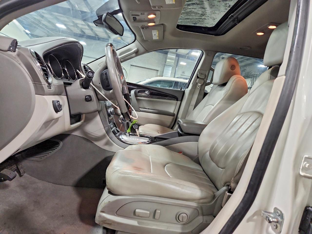 2015 Buick Enclave White vin: 5GAKVCKD3FJ224914