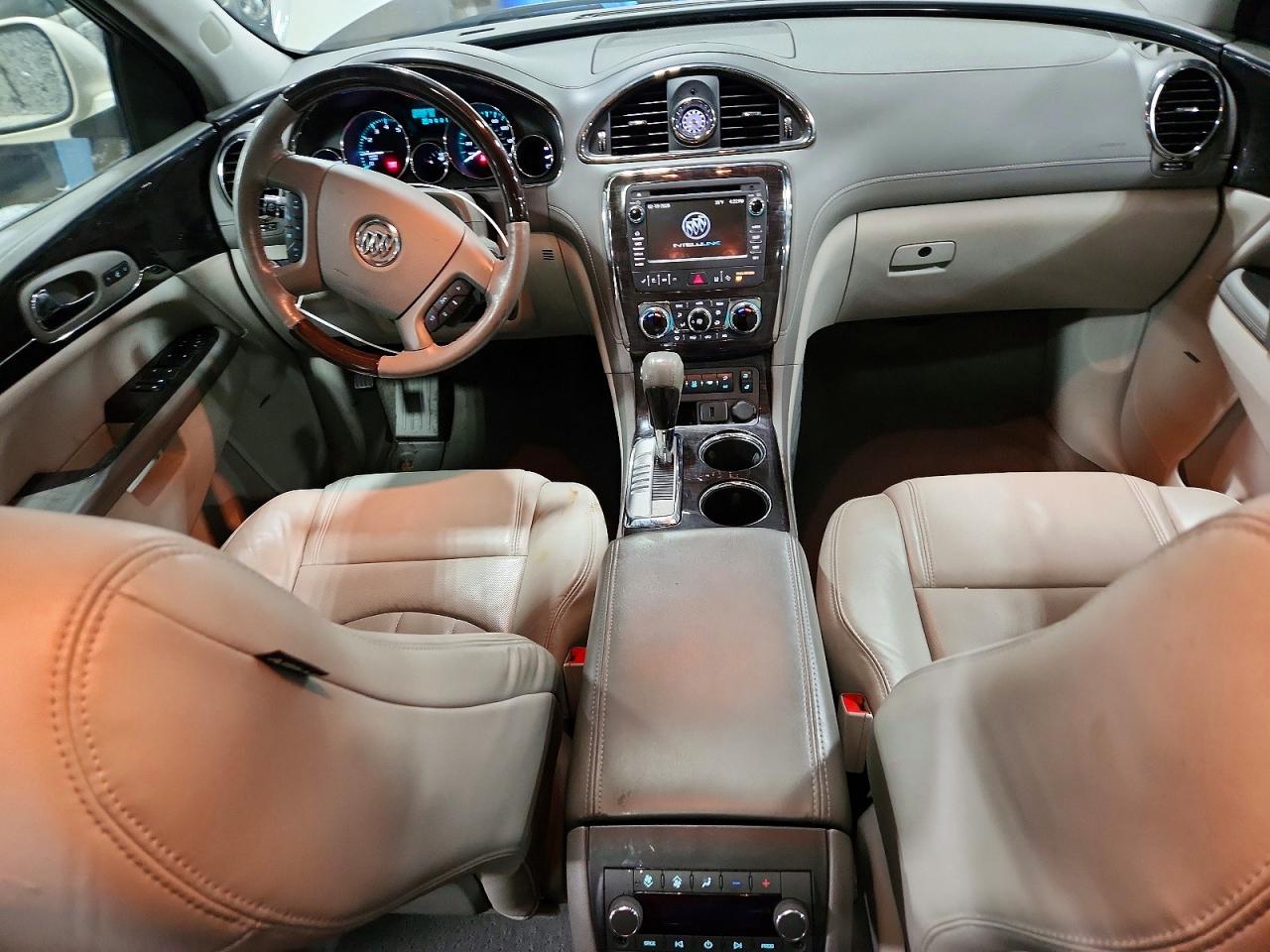 2015 Buick Enclave White vin: 5GAKVCKD3FJ224914