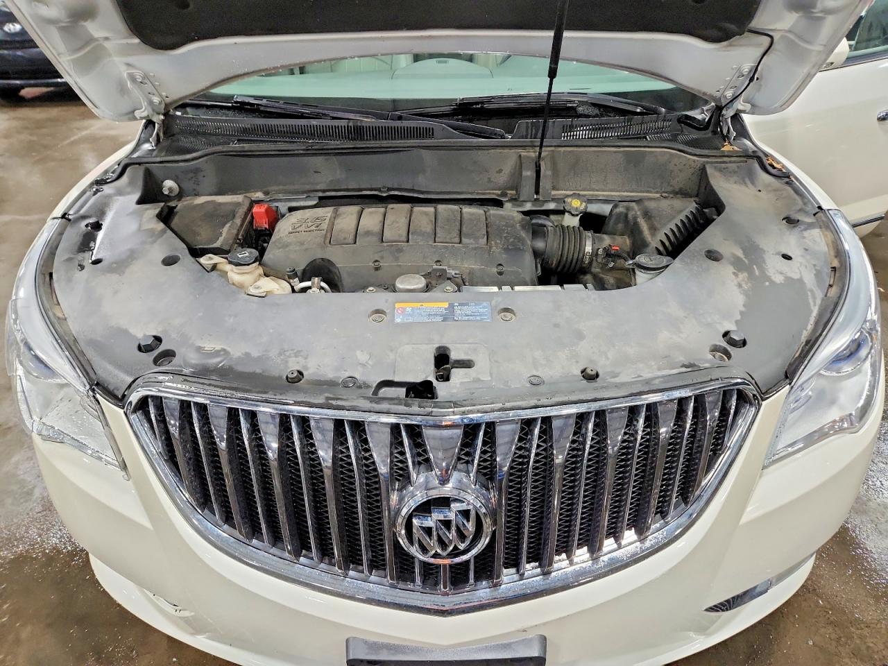 2015 Buick Enclave White vin: 5GAKVCKD3FJ224914