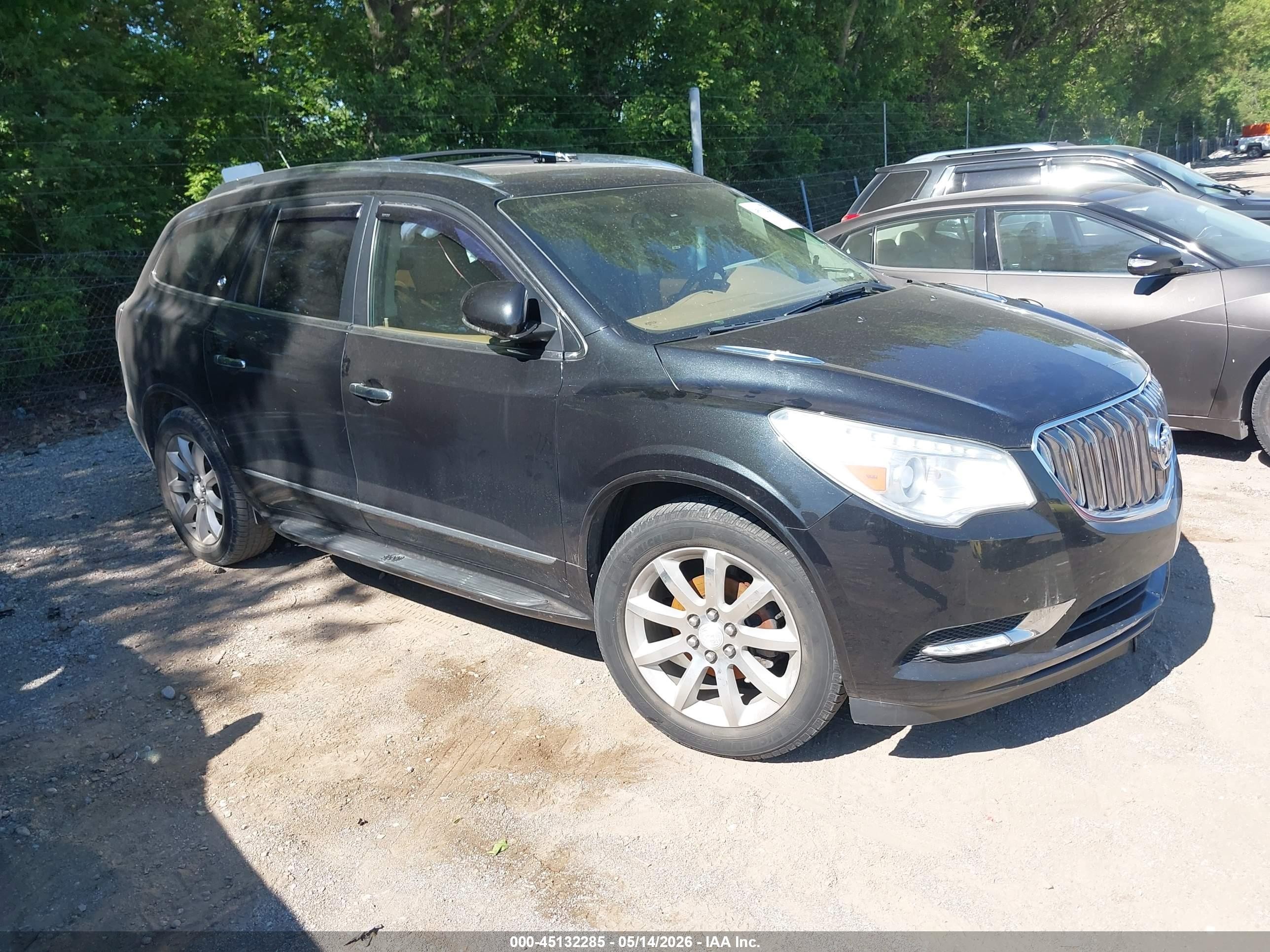 2015 Buick Enclave Premium Черный vin: 5GAKVCKD3FJ290802