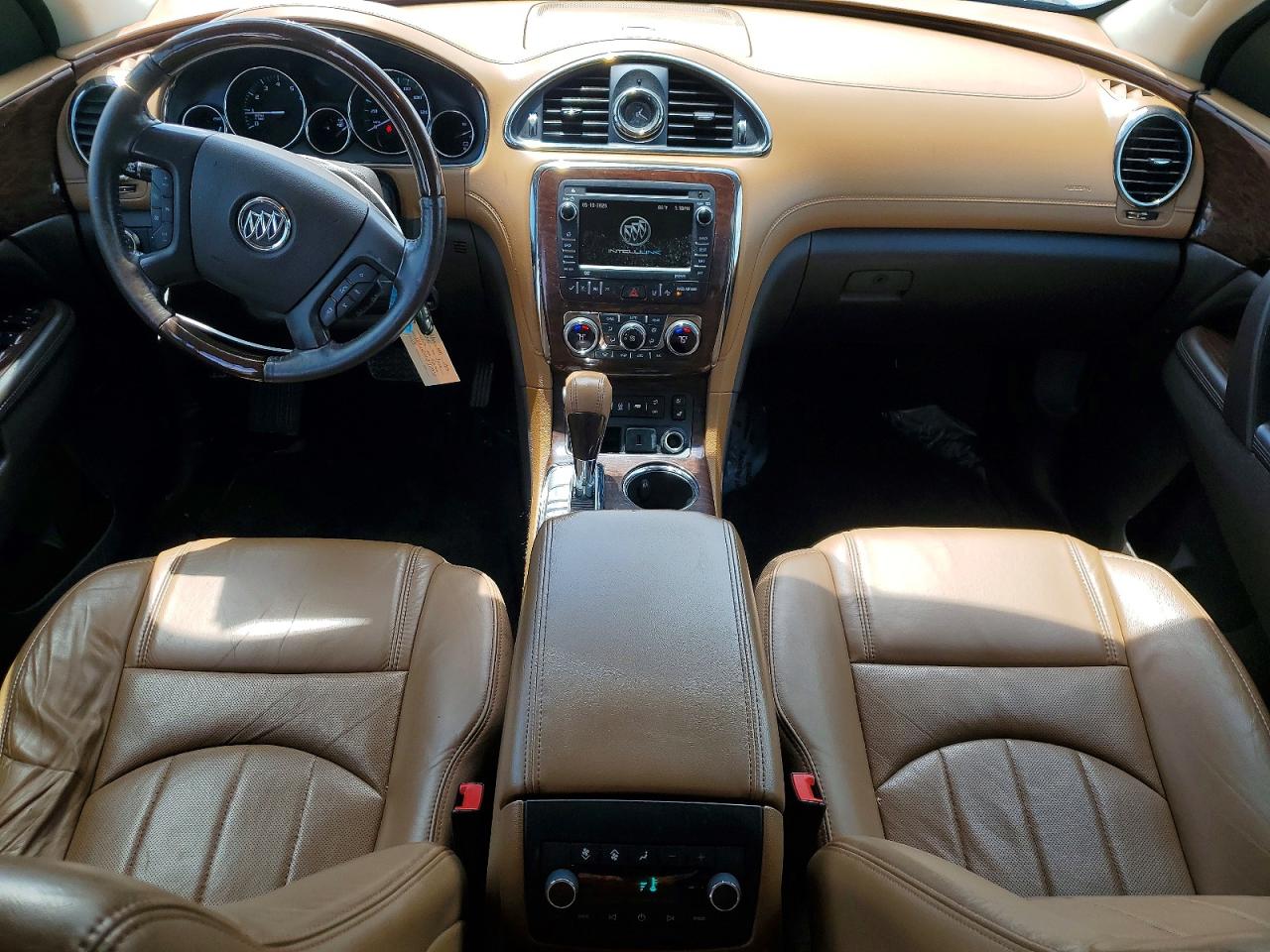 2015 Buick Enclave White vin: 5GAKVCKD3FJ295417