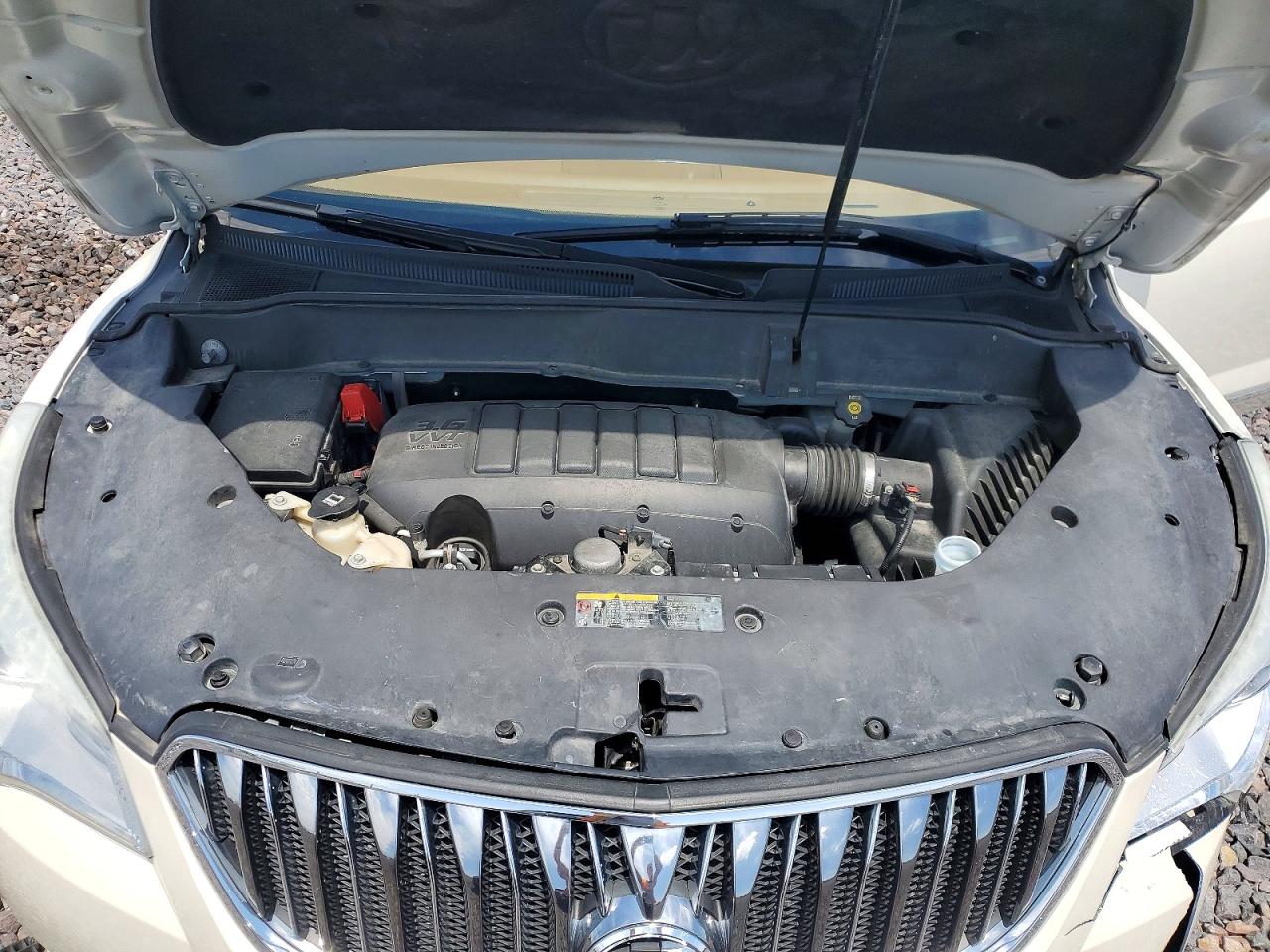 2015 Buick Enclave White vin: 5GAKVCKD3FJ295417
