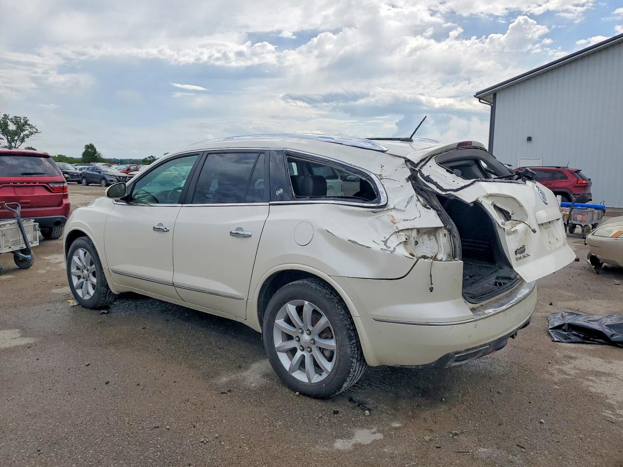 2015 Buick Enclave White vin: 5GAKVCKD3FJ313415