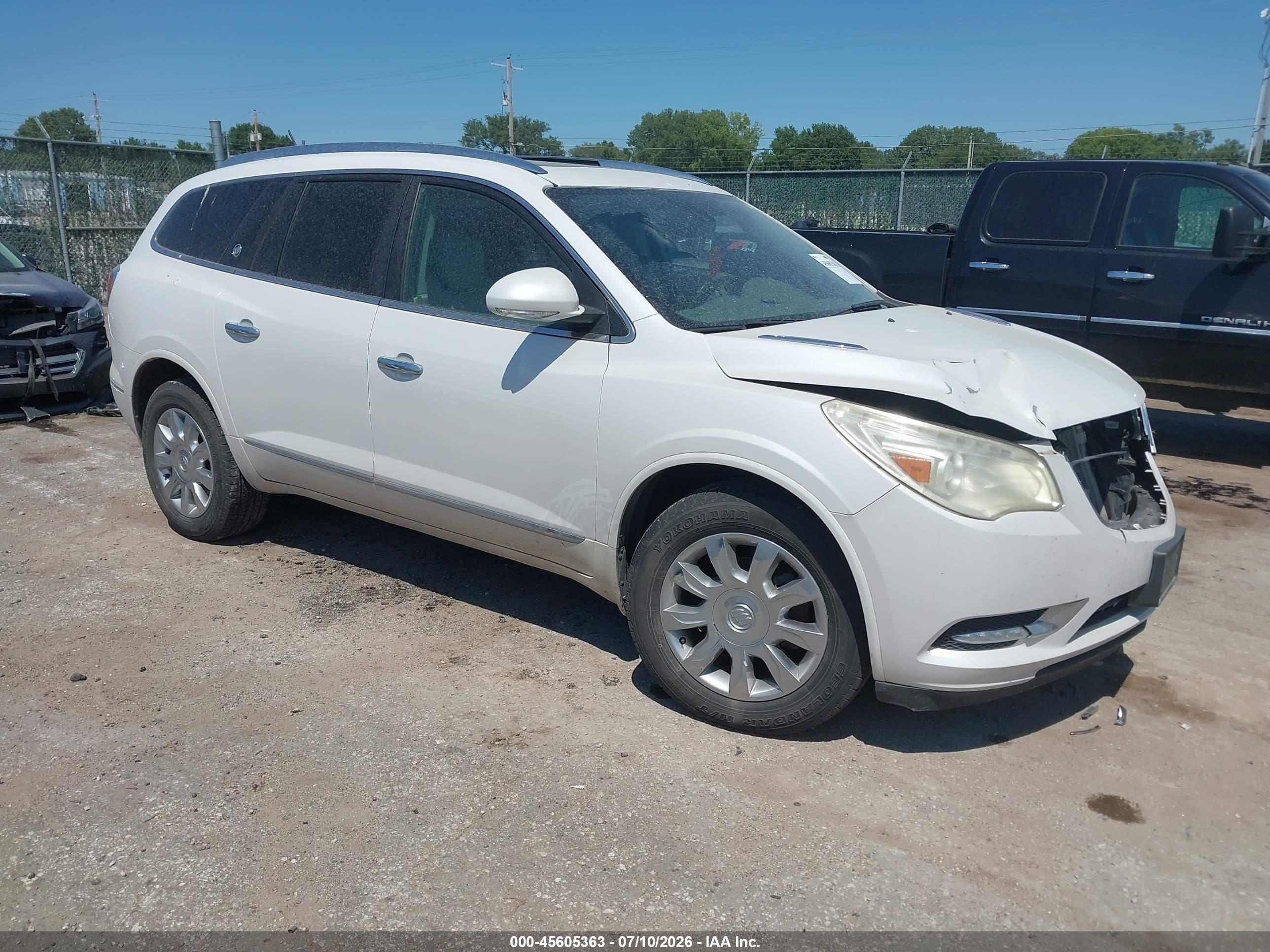 2016 Buick Enclave Premium Белый vin: 5GAKVCKD3GJ250110